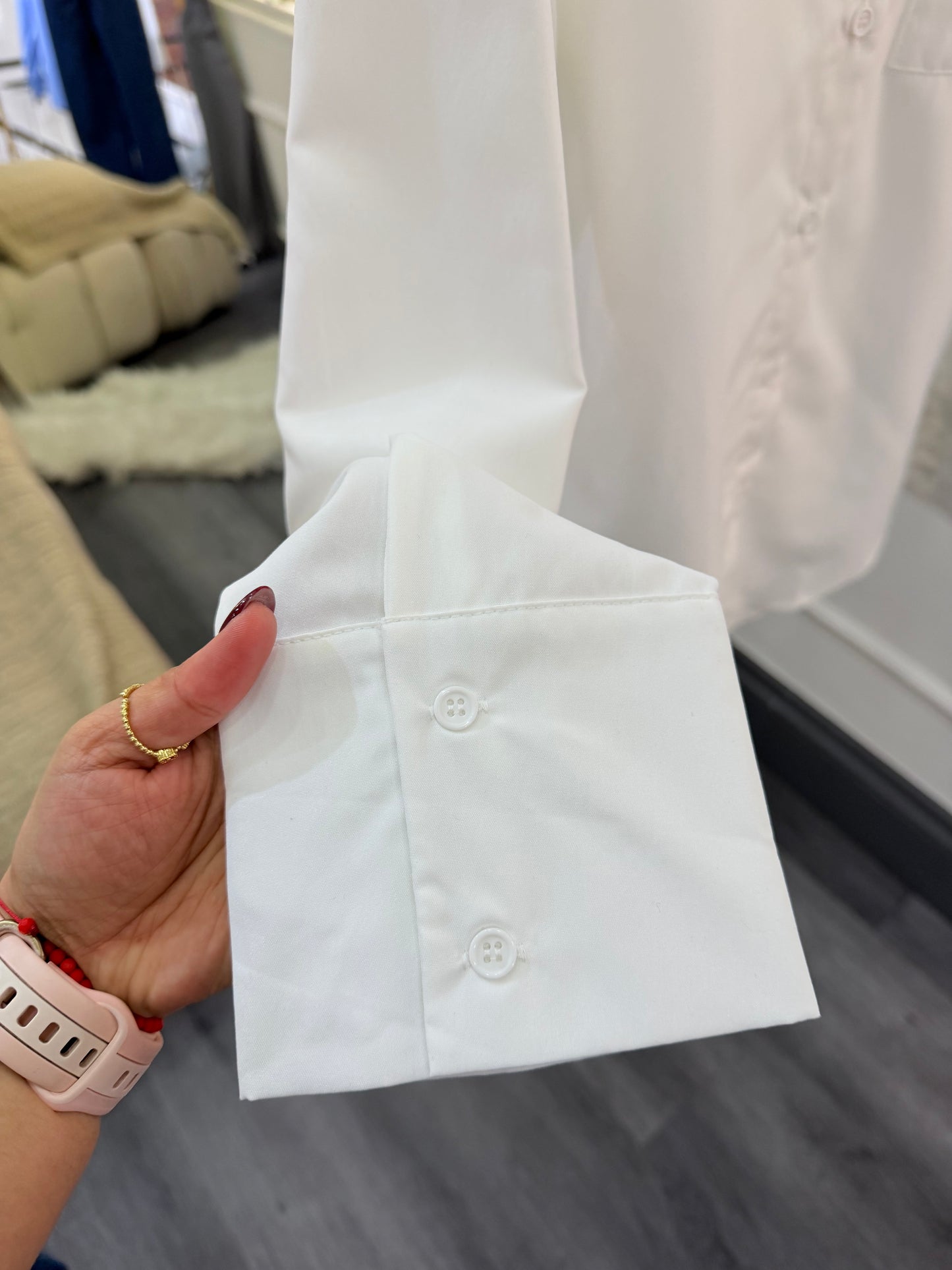 Camisa casual oversize