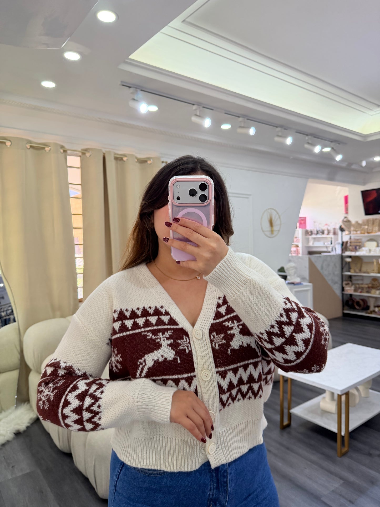 Cardigan navideños