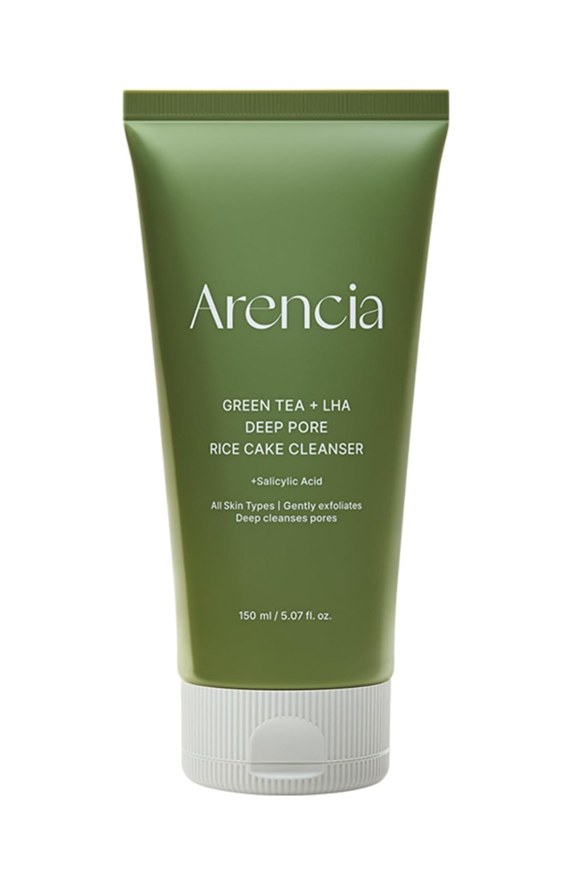 Arencia Ácido salicílico, té verde + LHA Deep Pore Rice Cake Cleanser