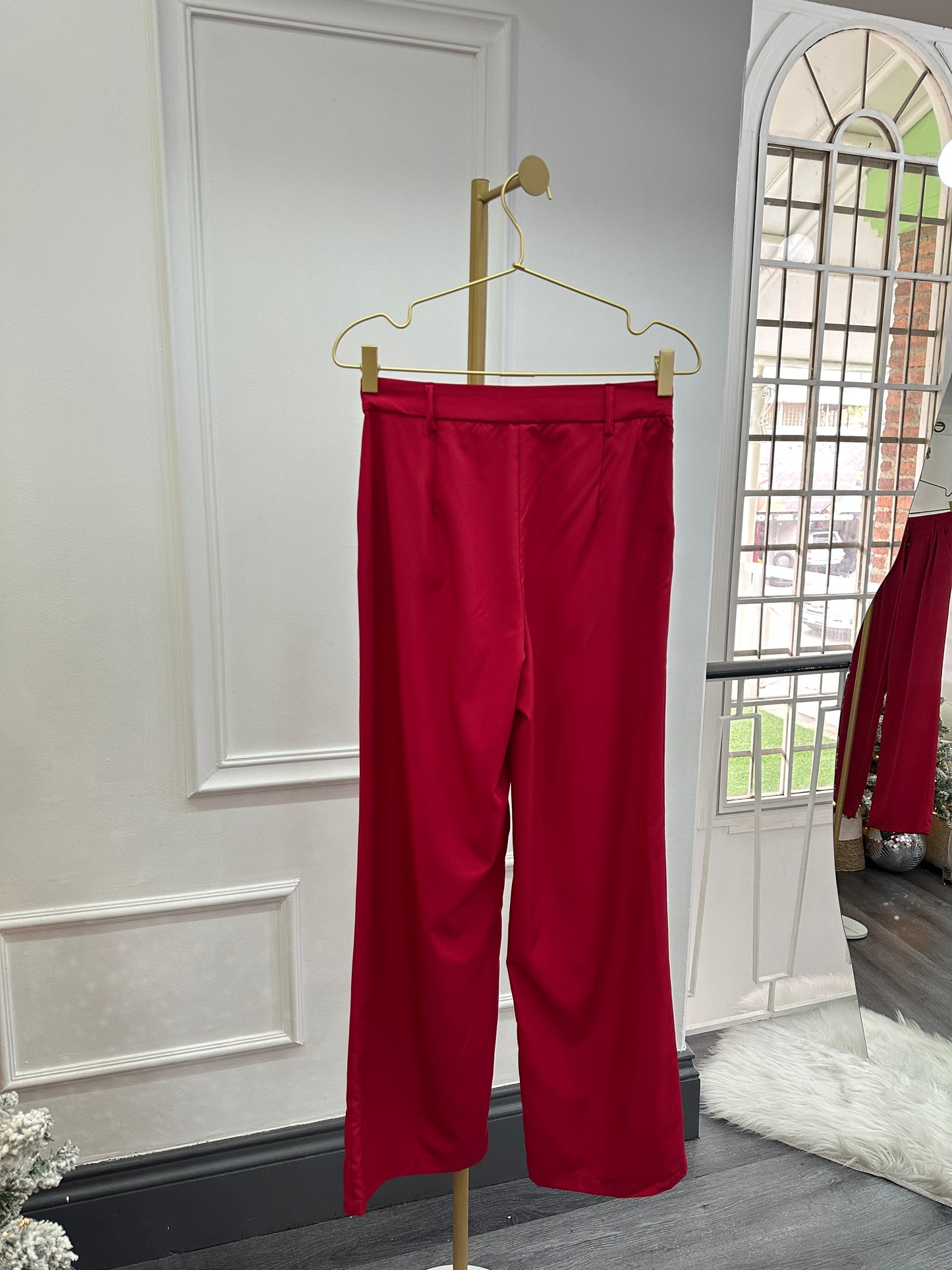 Pantalón casual rojo