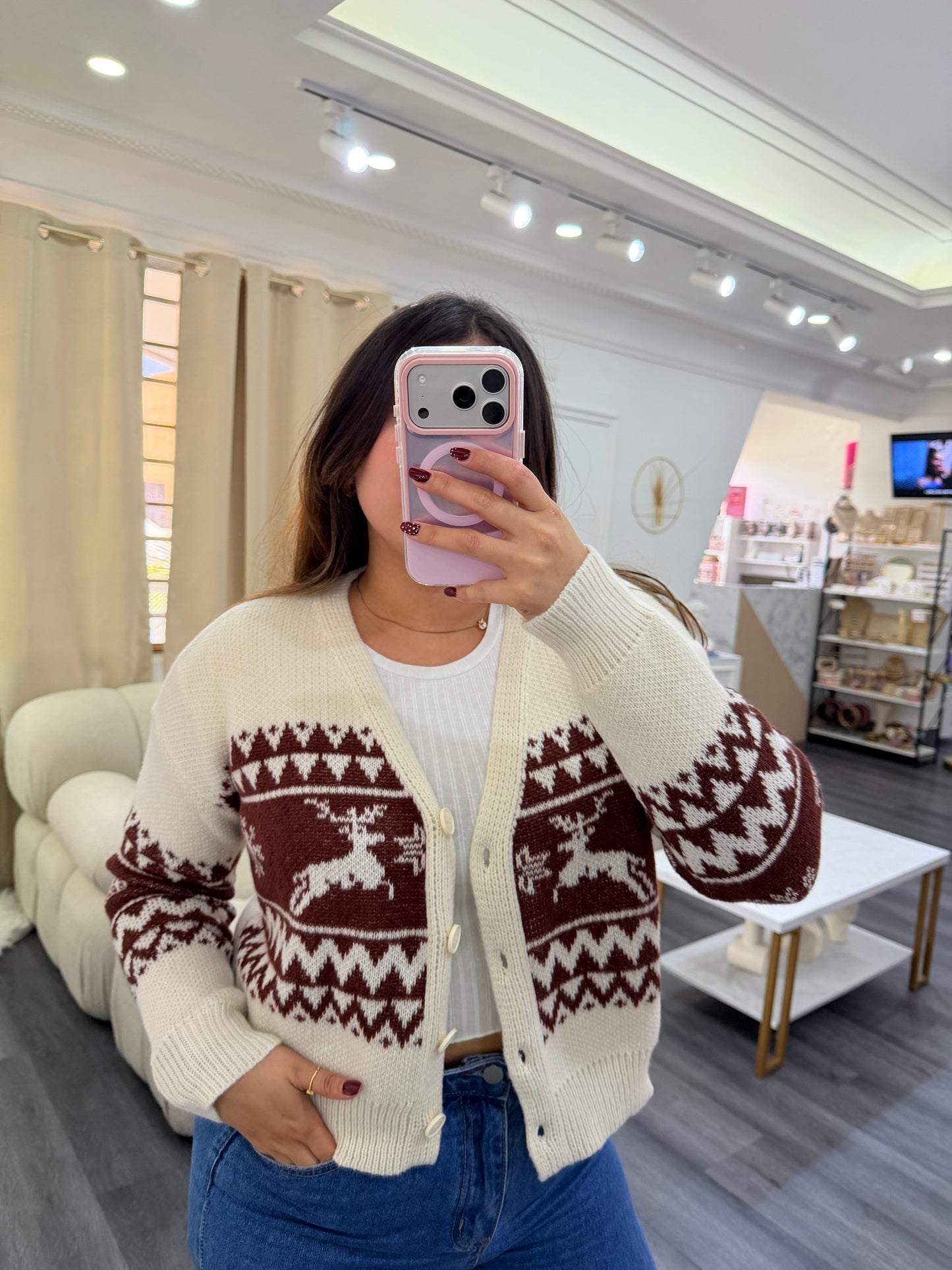 Cardigan navideños