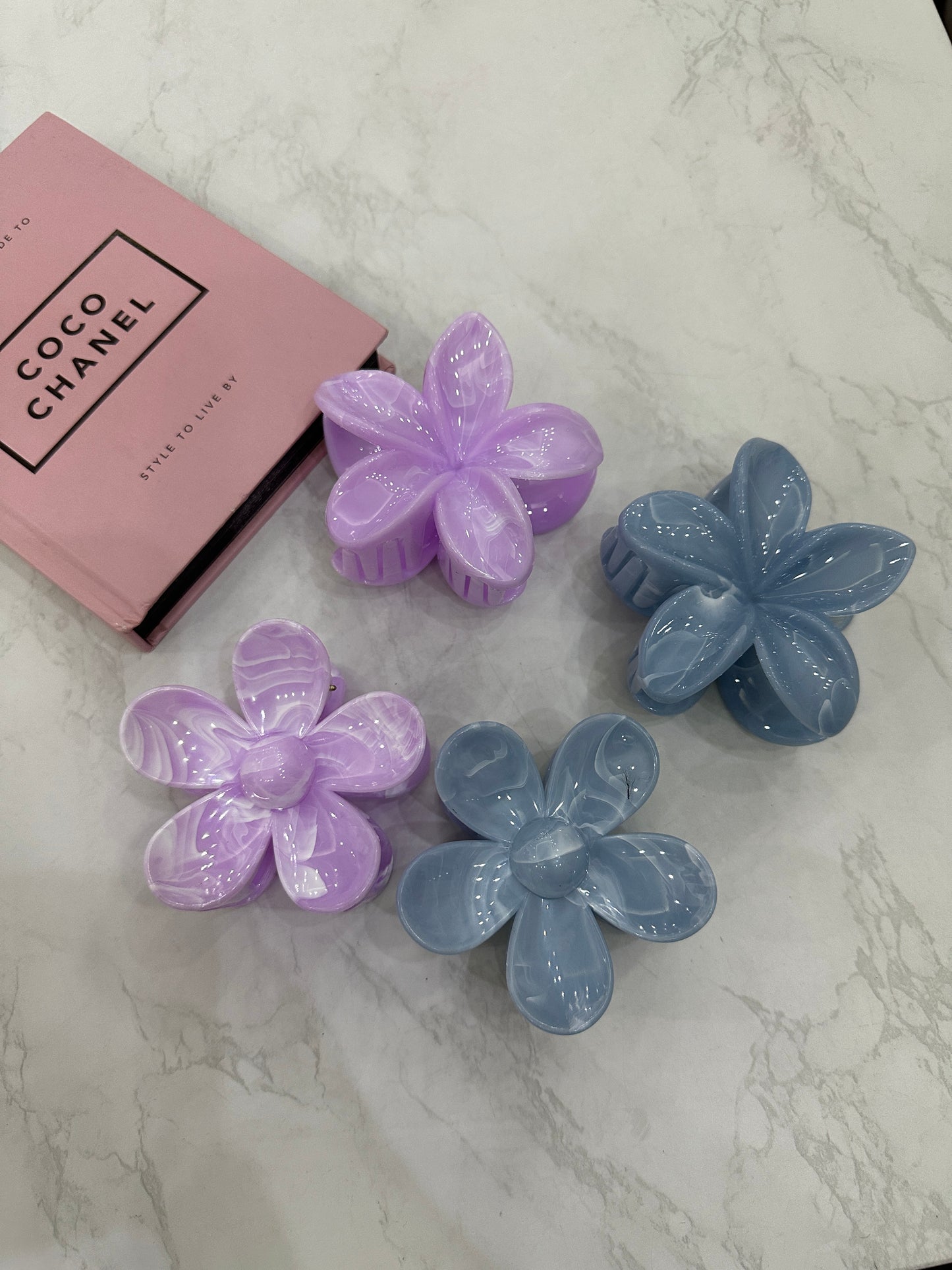 Pinza flor para el cabello