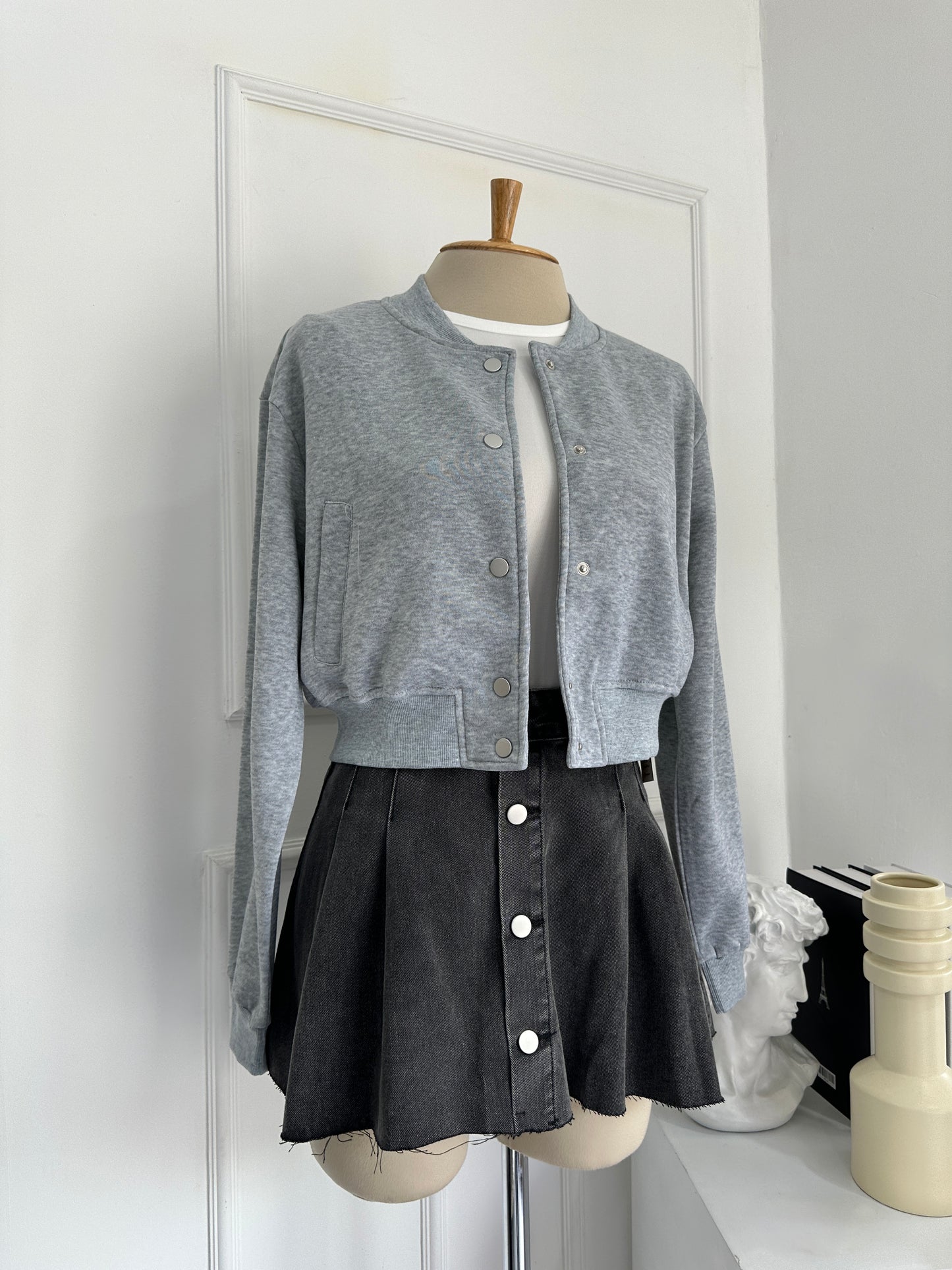 Jacket estilo universitaria