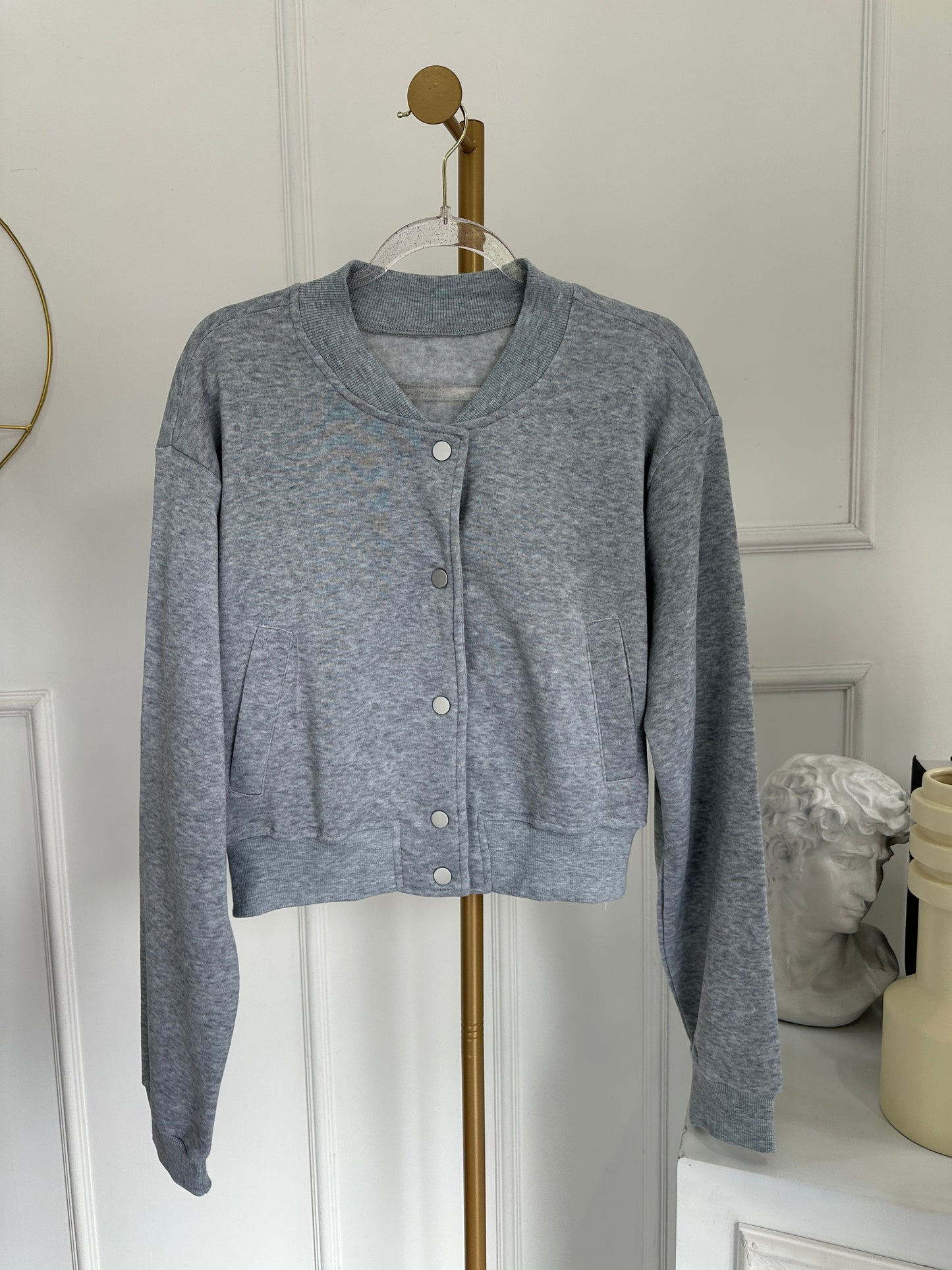 Jacket estilo universitaria