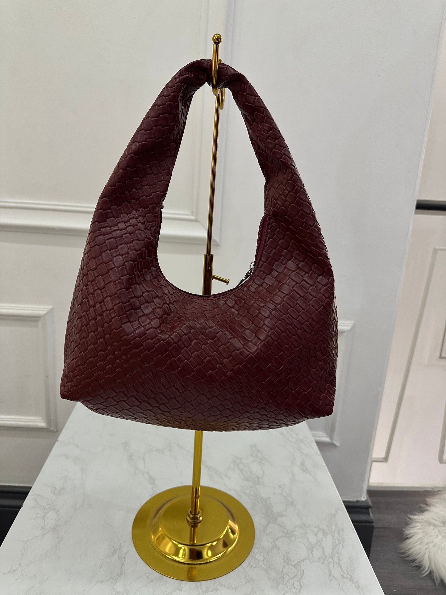 Bag textura asa corta