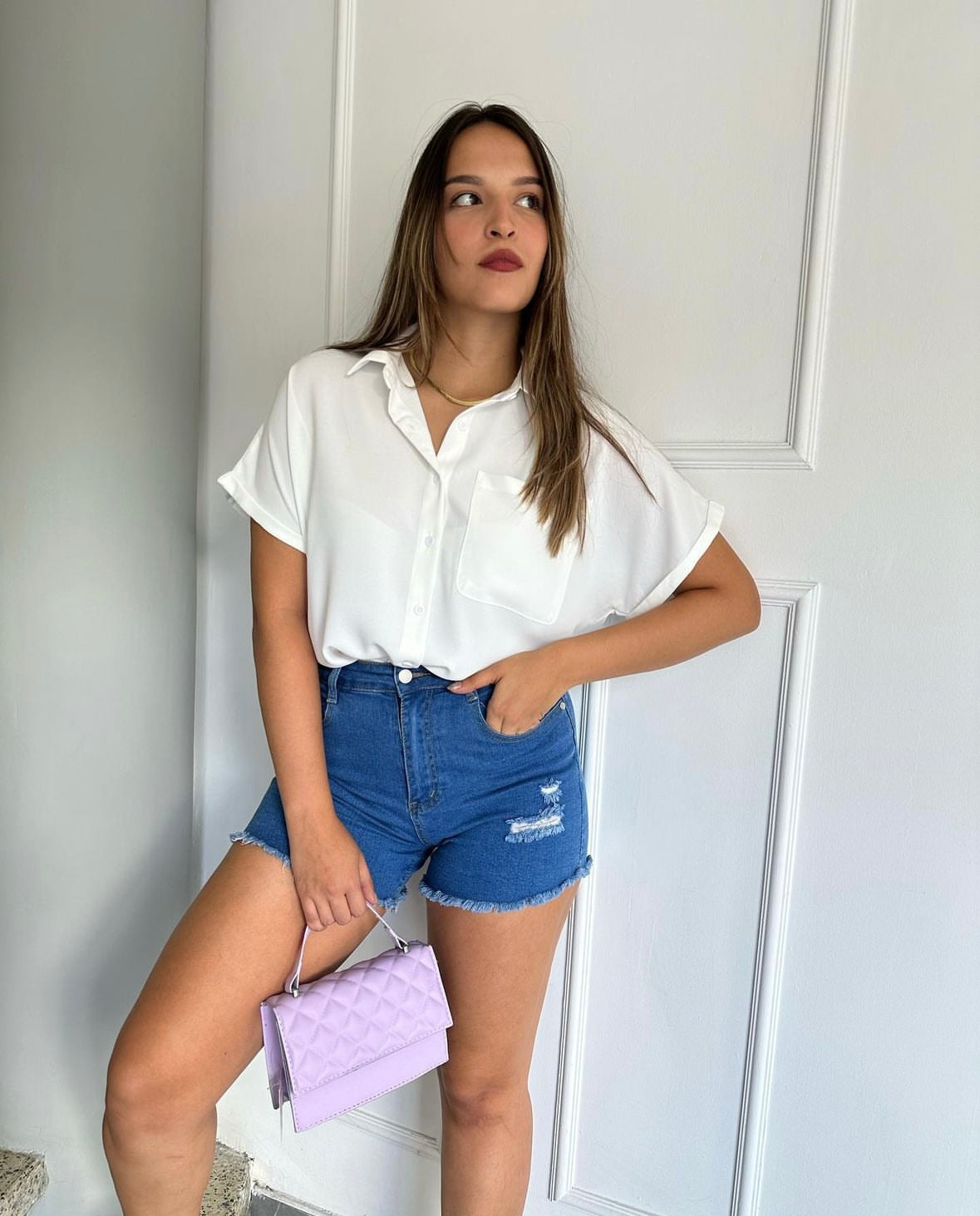 Camisa manga corta casual