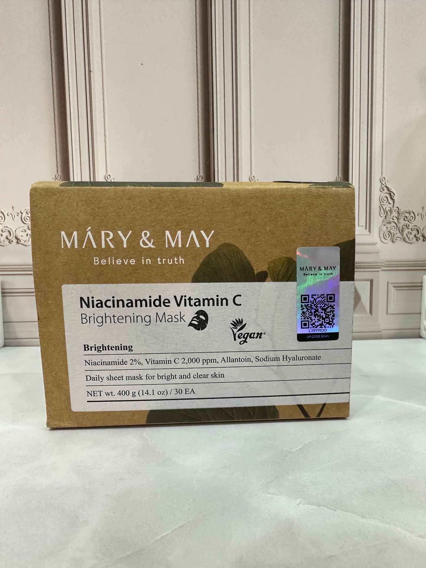 Mary&May Máscara diaria de niacinamida con vitamina C