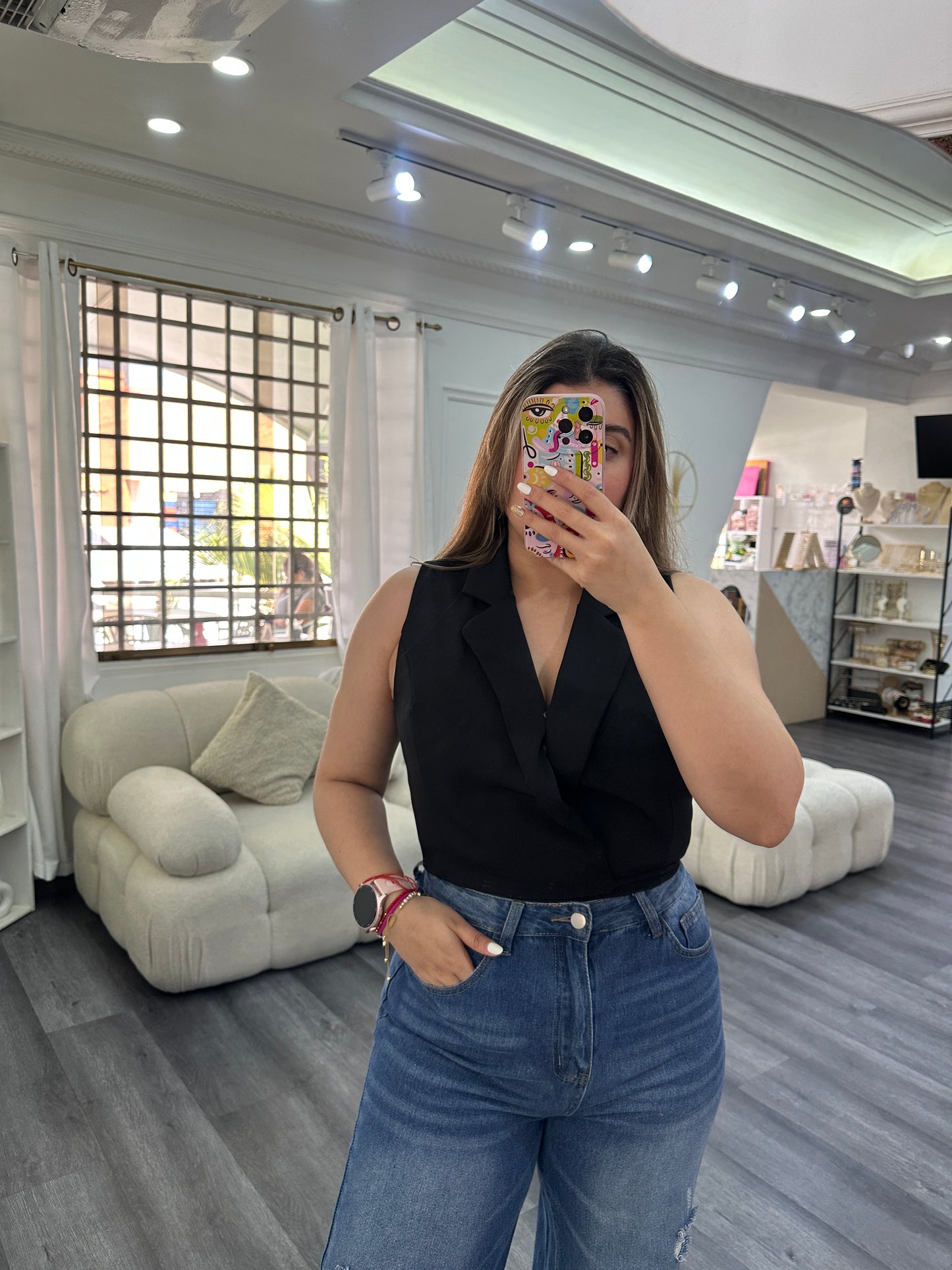 Top estilo Vest