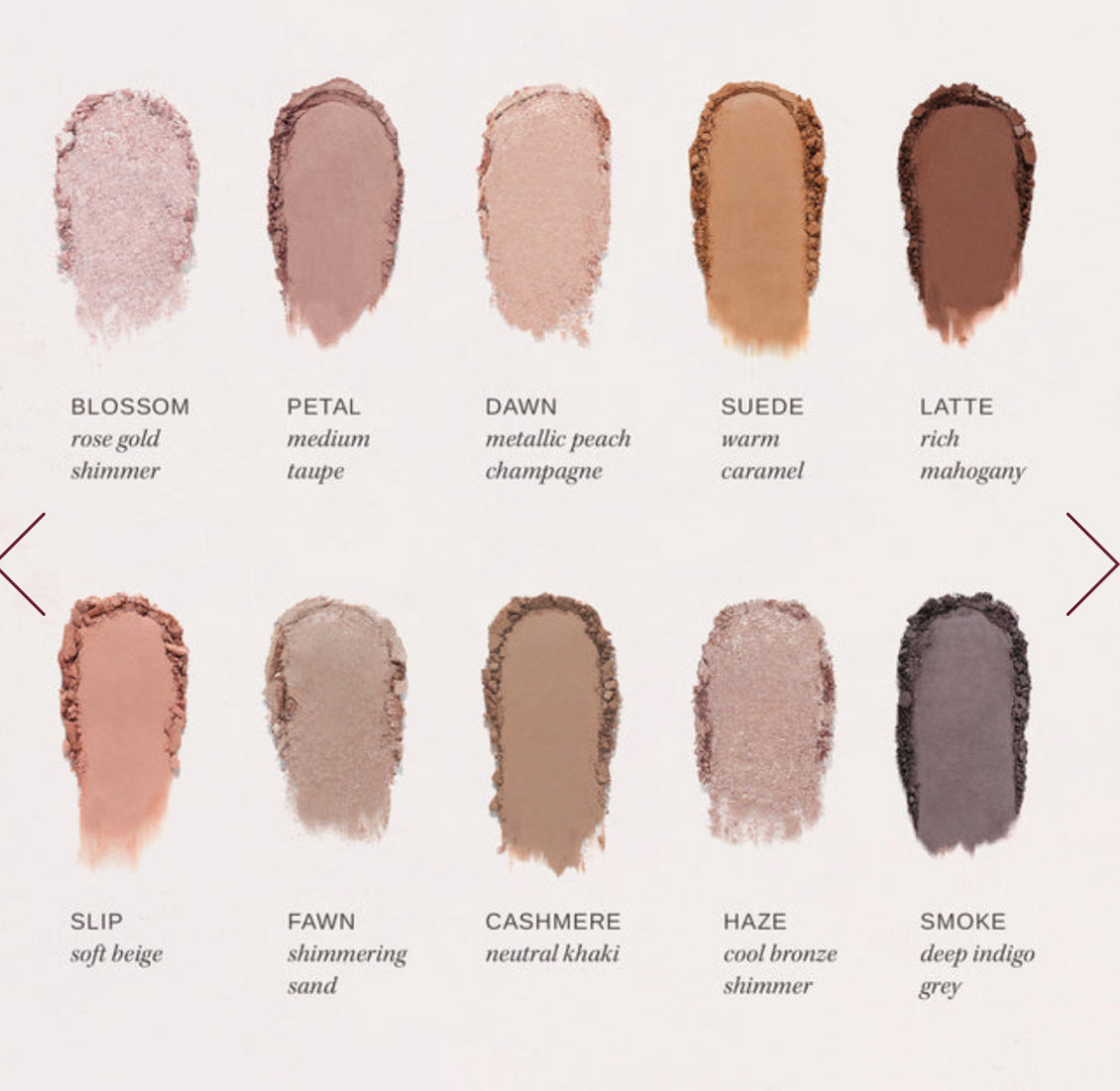 Paleta de sombras Wander