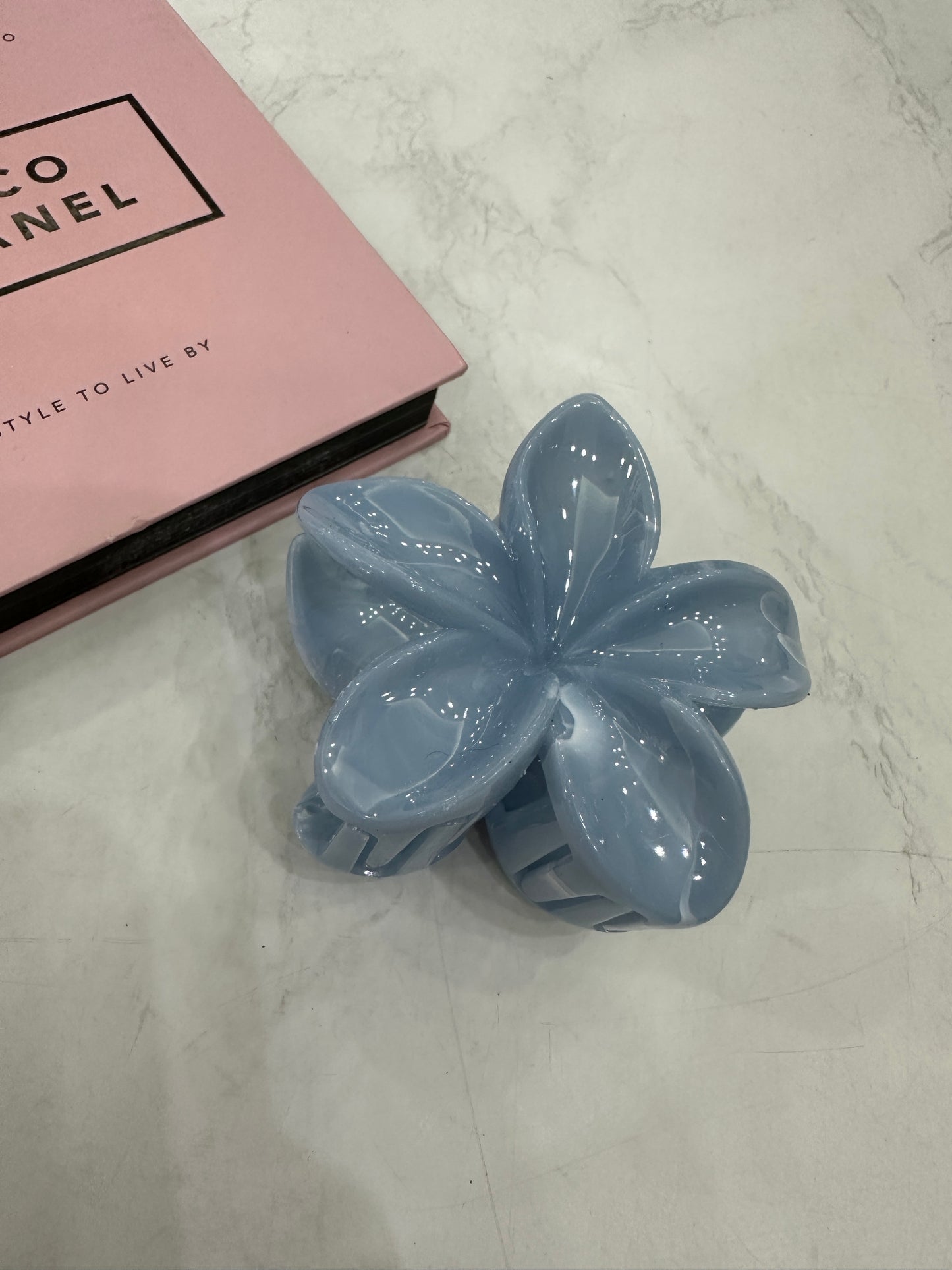Pinza flor para el cabello