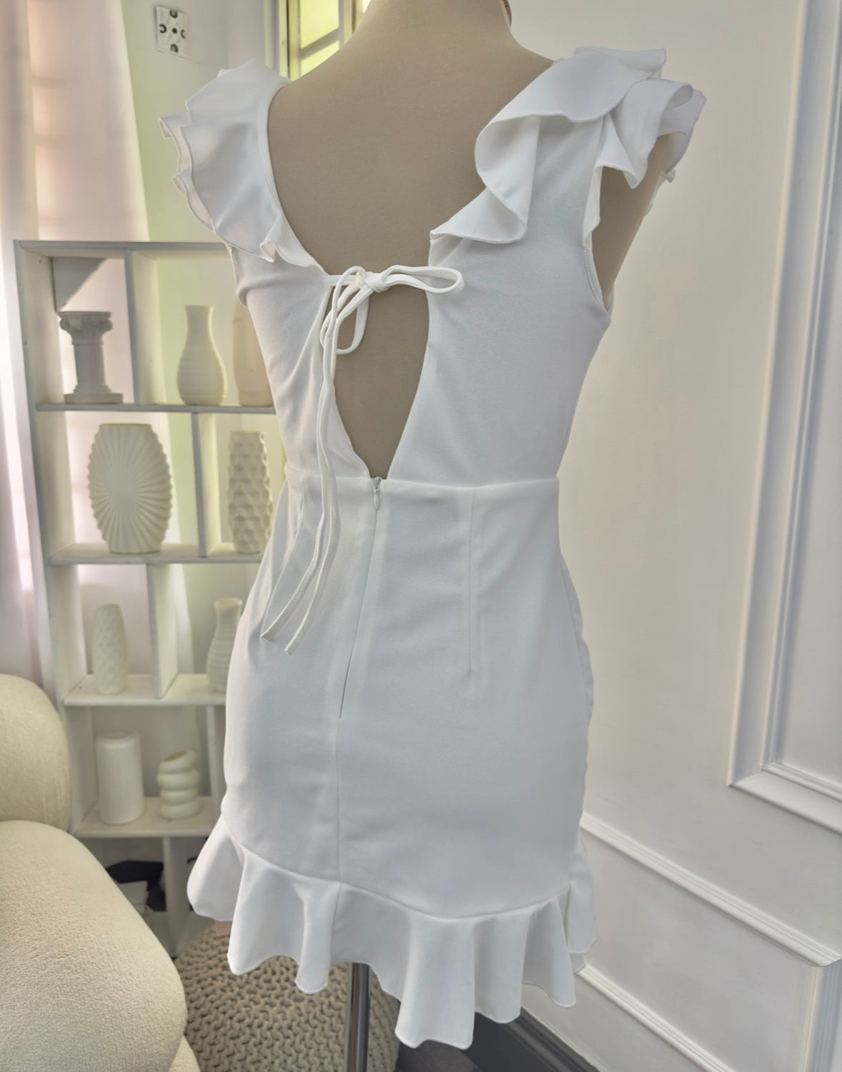 Vestido volantes