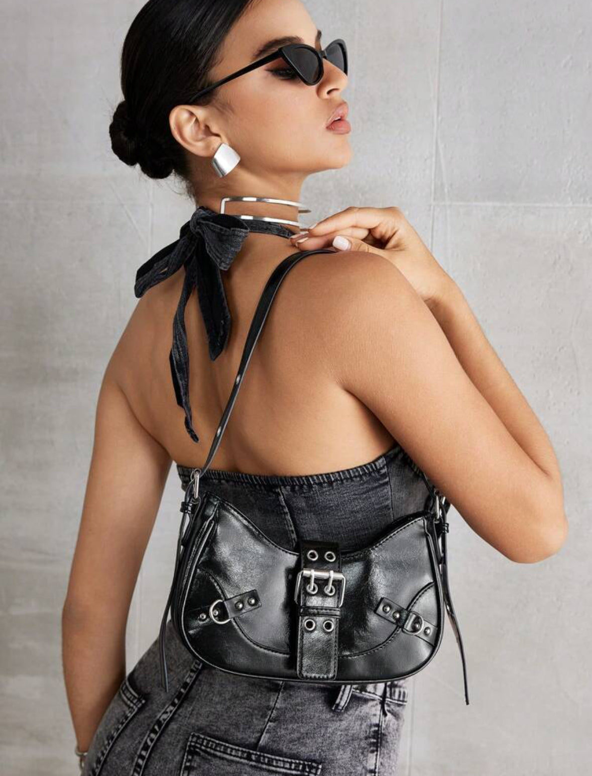 Bag hebillas negro
