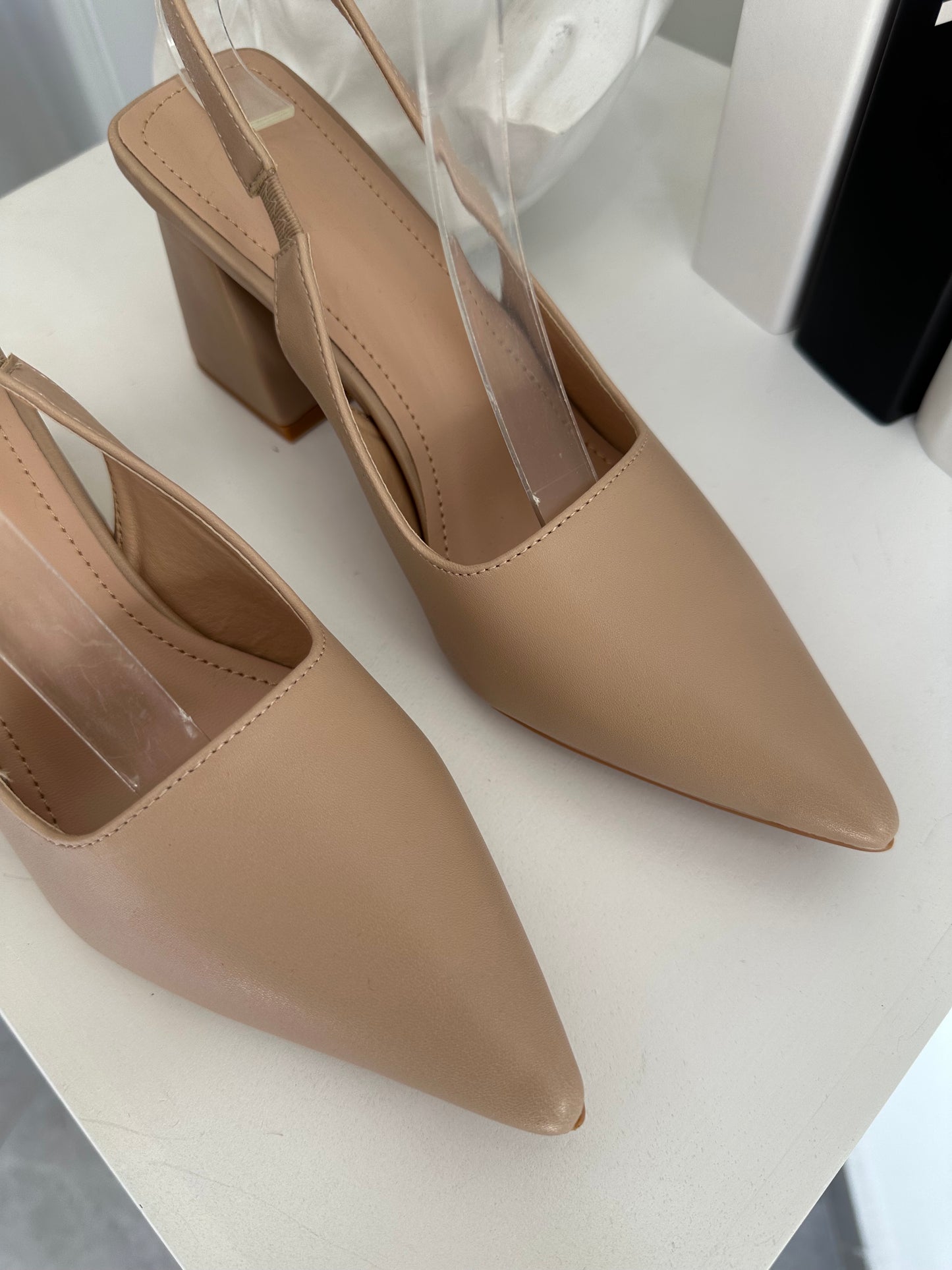 Stilettos tacón grueso