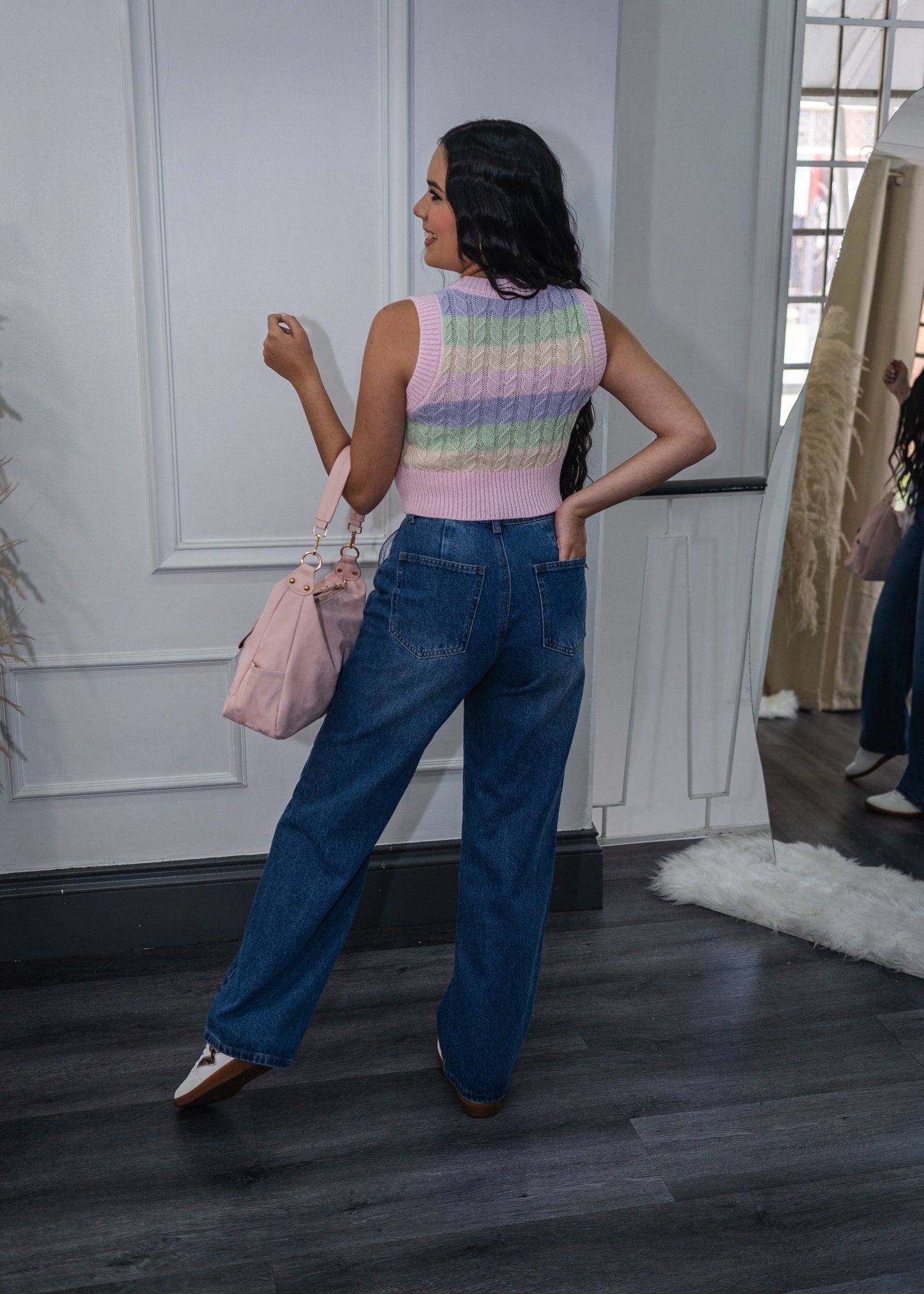 Pullover tejido colores