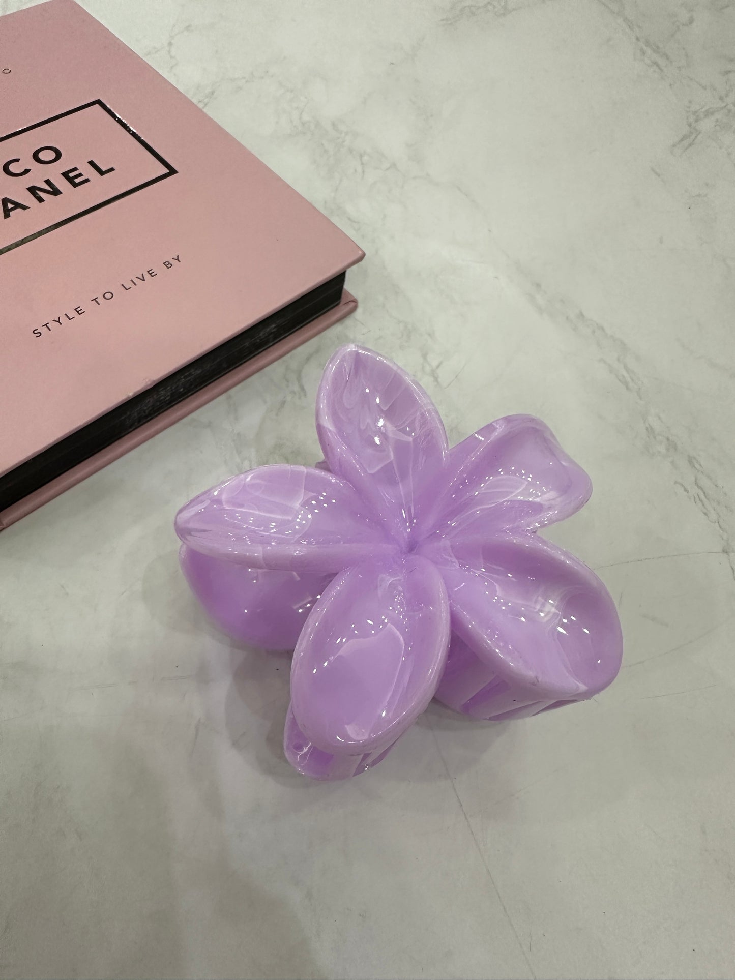 Pinza flor para el cabello