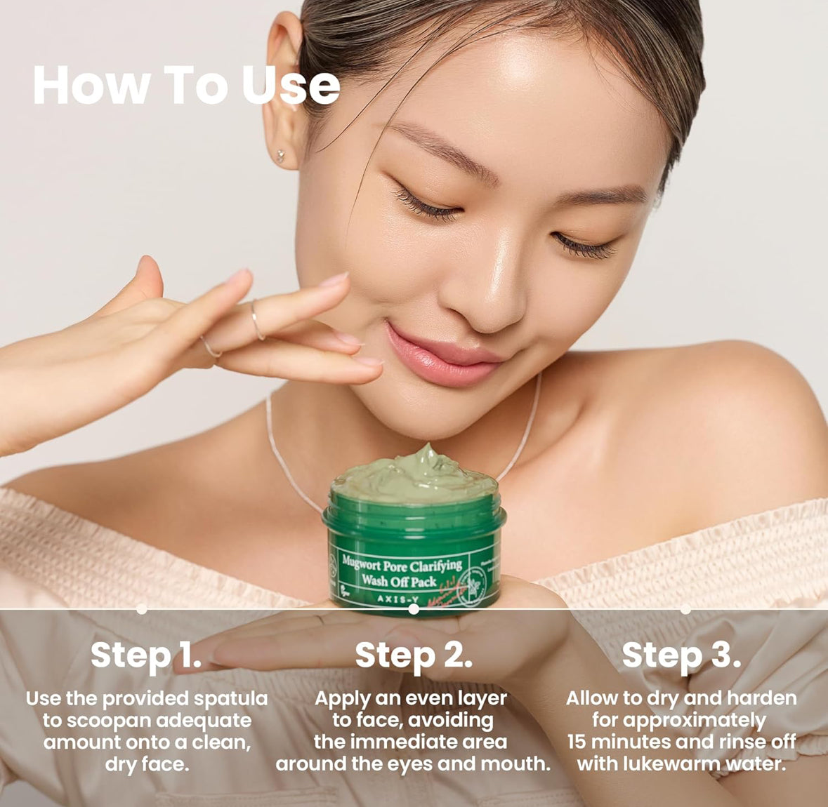 AXIS-Y Mugwort Pore Clarifying Wash Off Pack