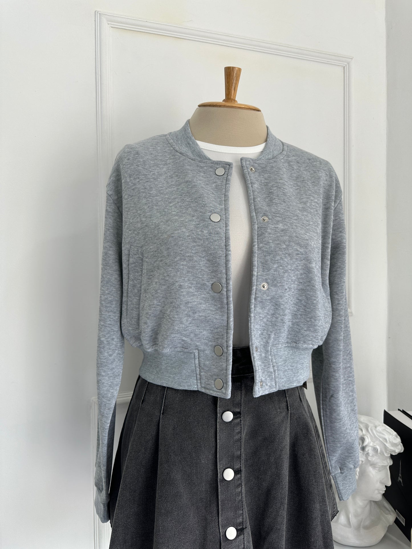 Jacket estilo universitaria