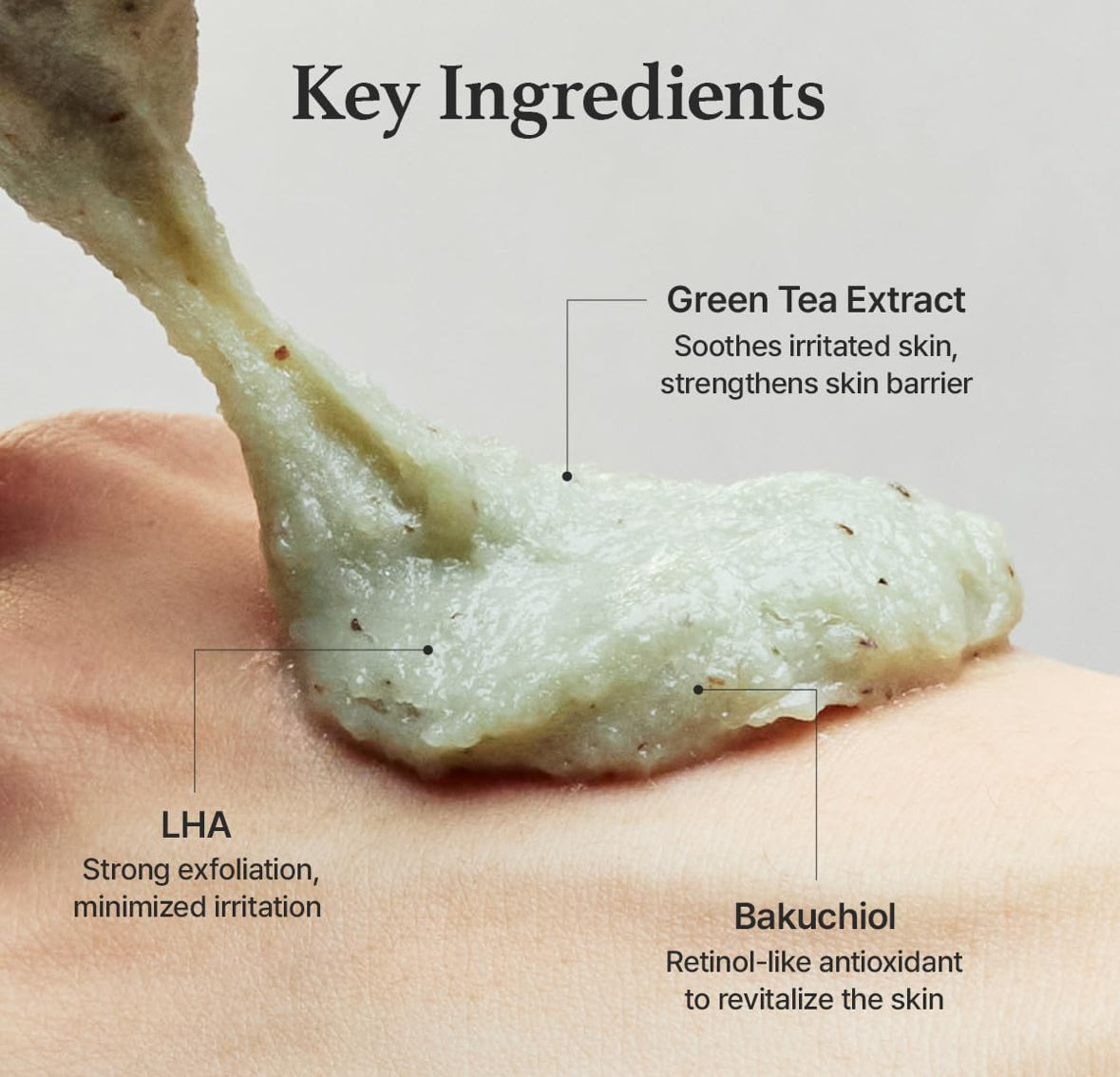 Arencia Ácido salicílico, té verde + LHA Deep Pore Rice Cake Cleanser
