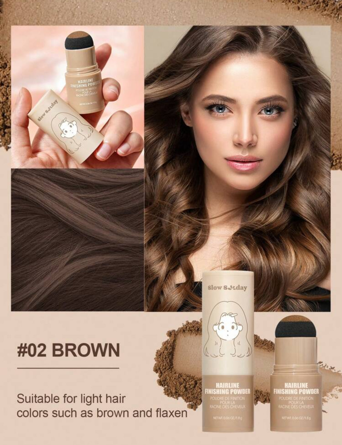 Polvo finalizador para el cabello Slow Sunday
