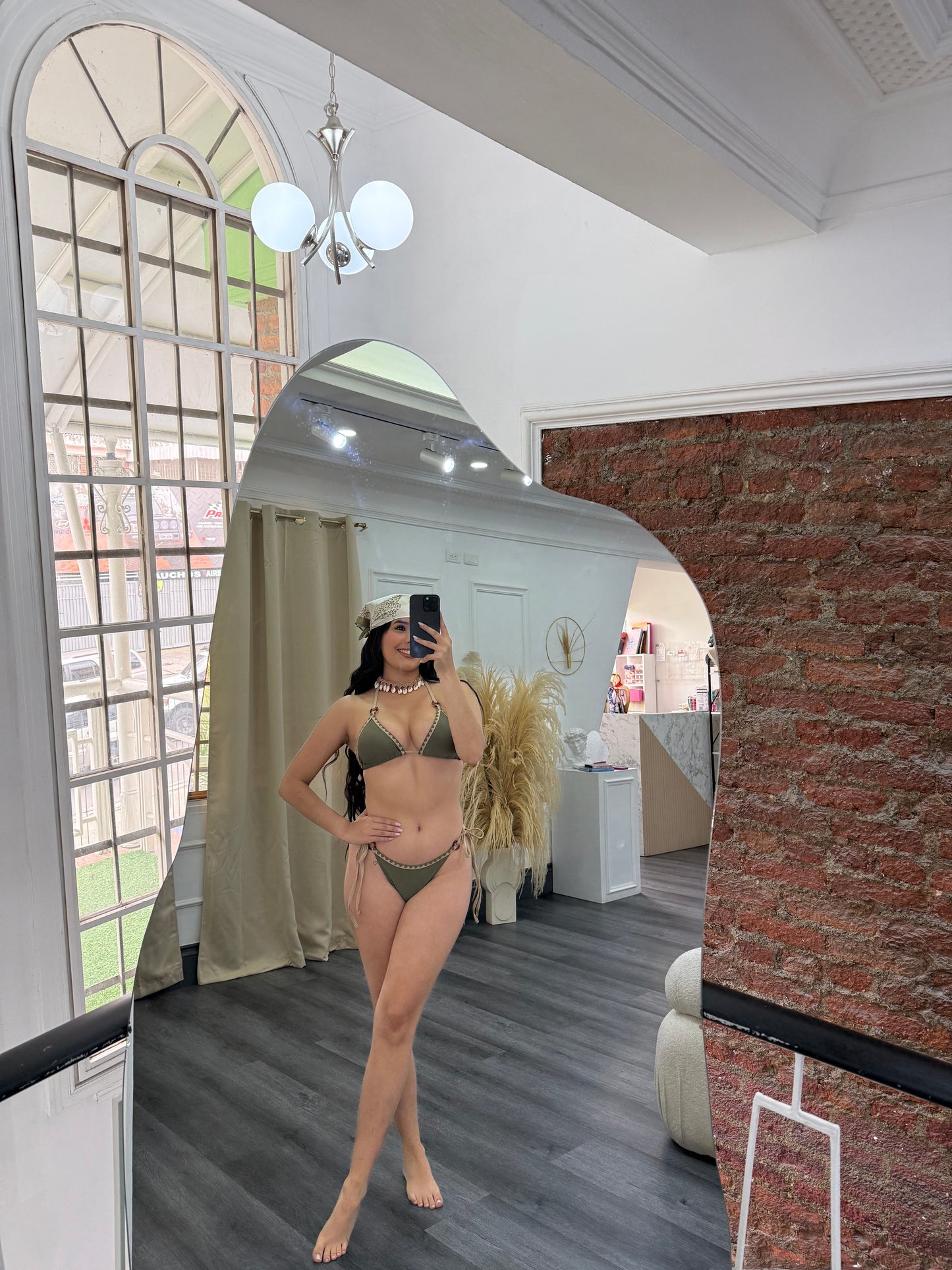 Bikini verde oliva
