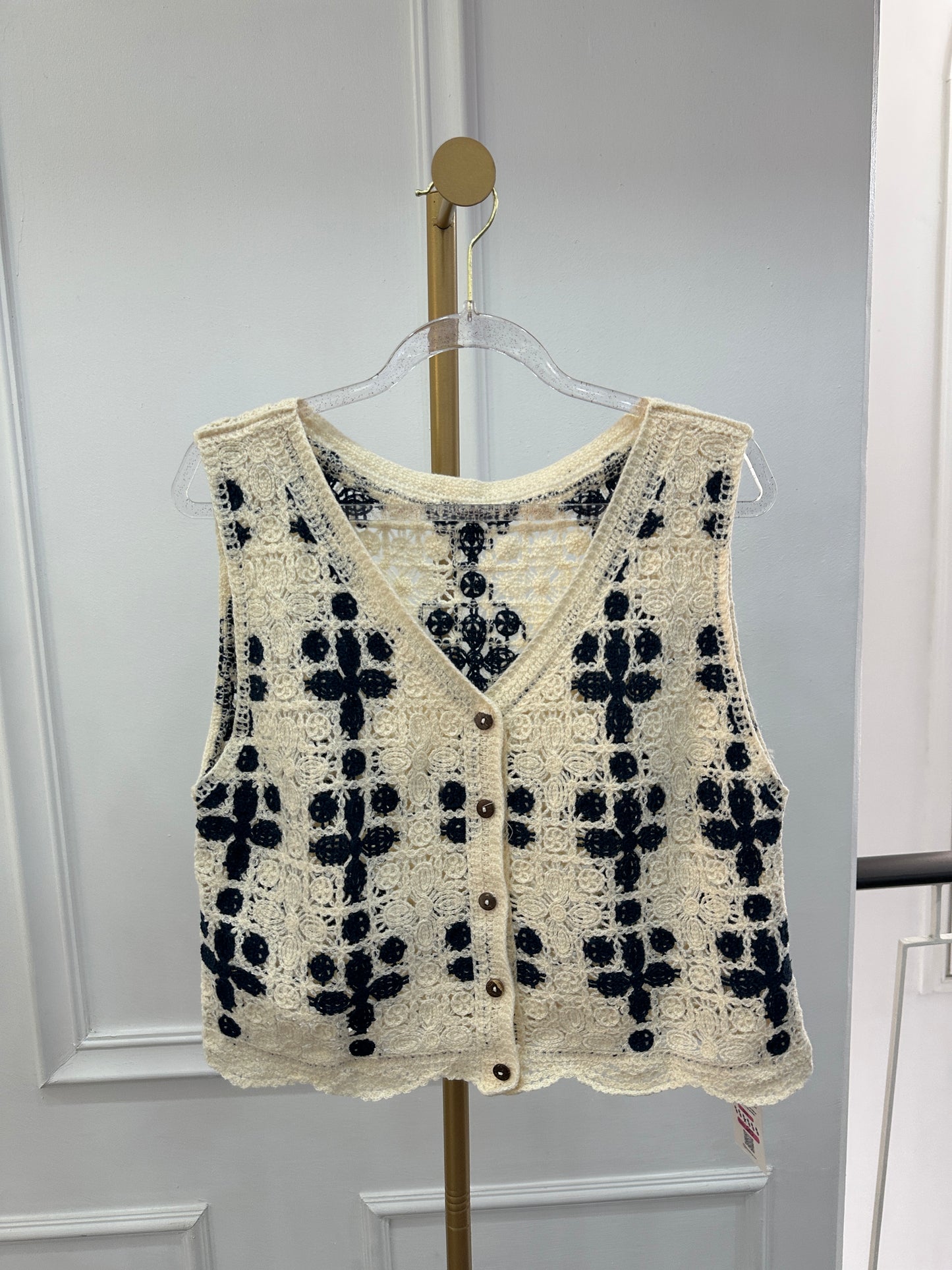Pullover tejido corto