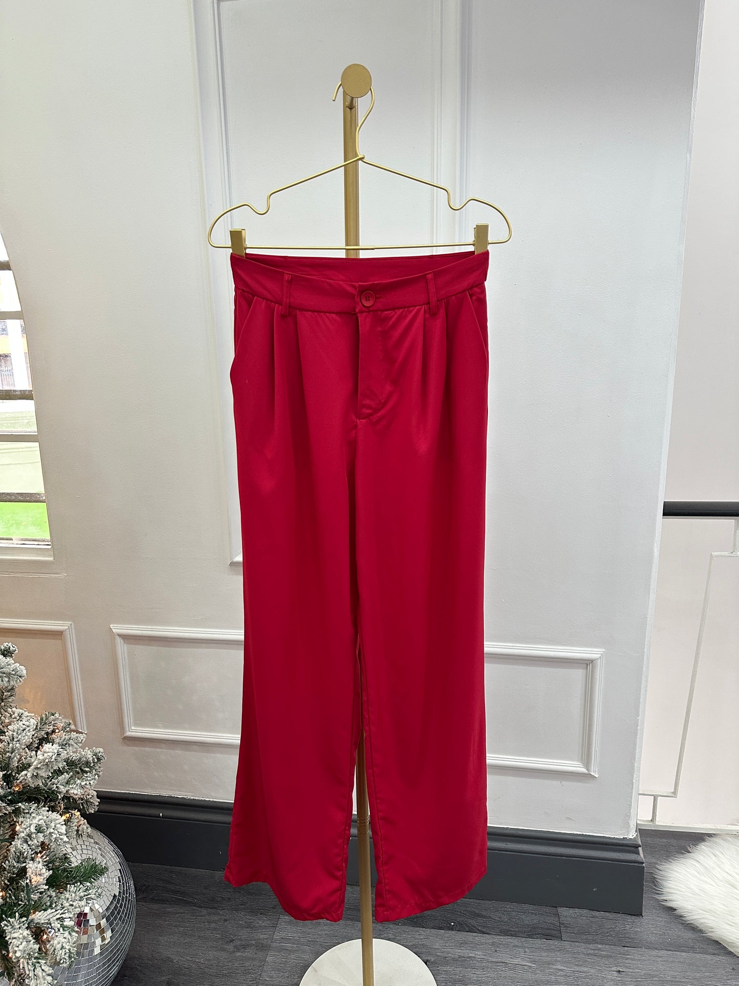 Pantalón casual rojo