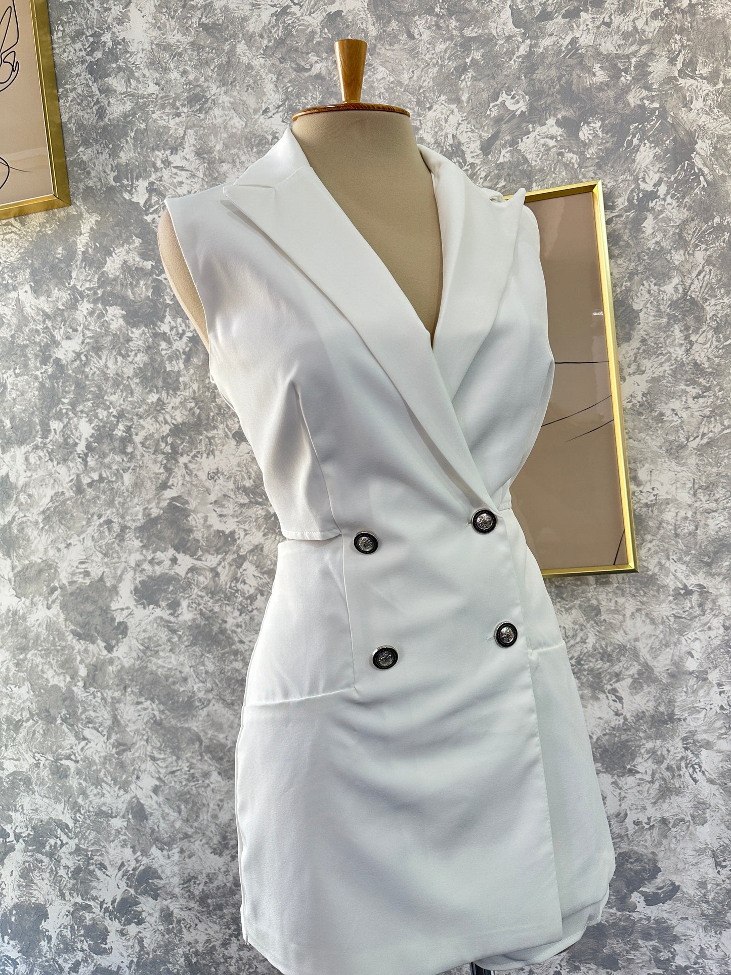 Romper tipo blazer