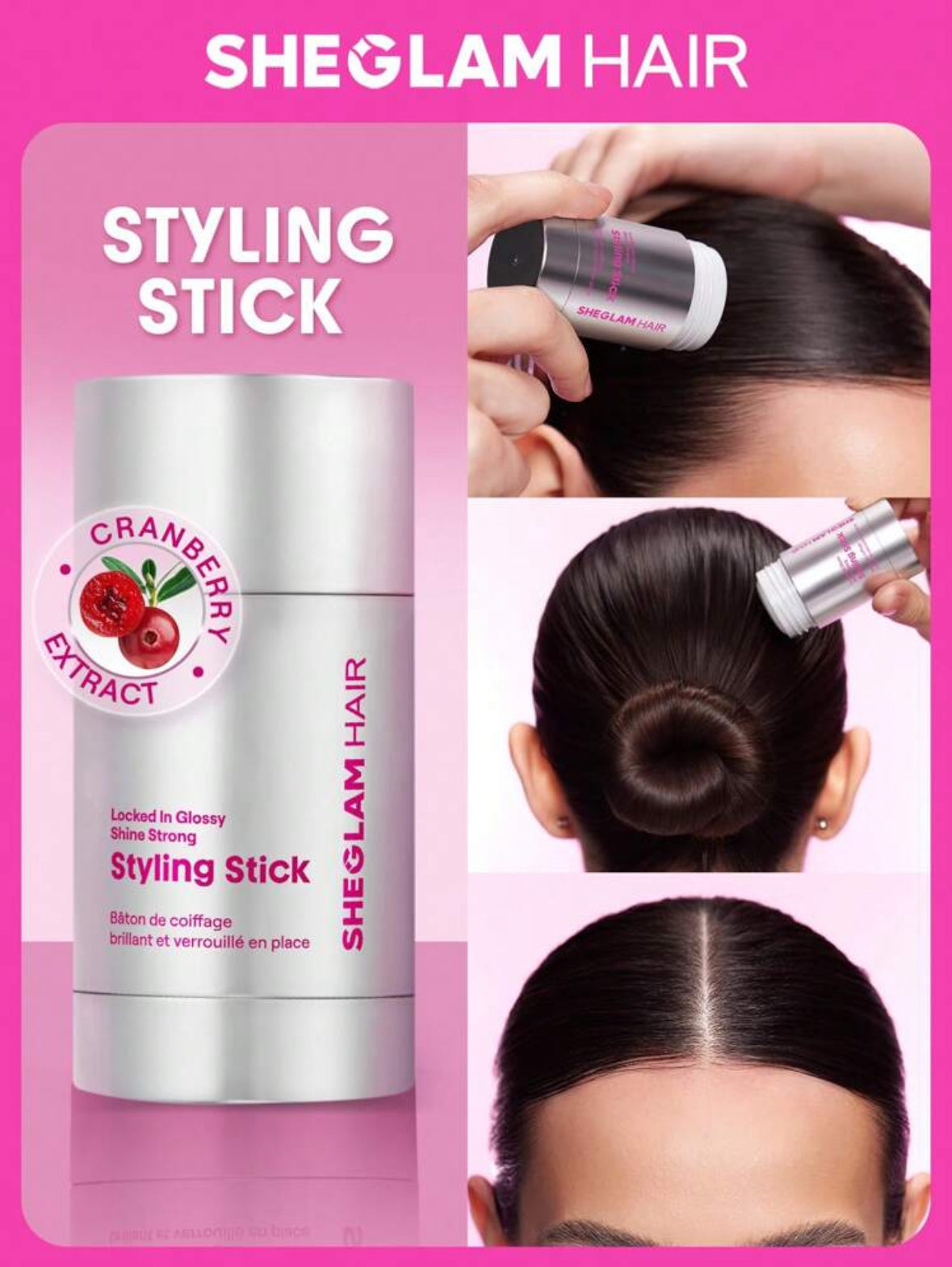 SHEGLAM Barra de cera suave para el cabello