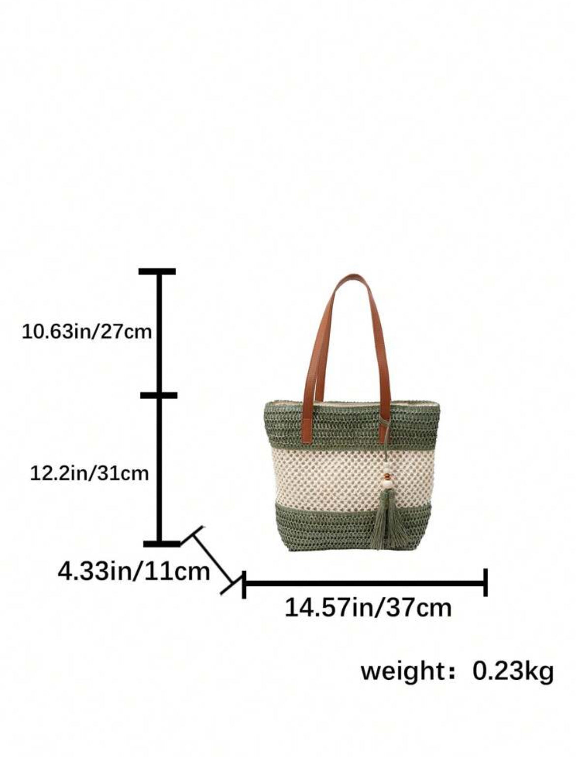 Bag tejido playero