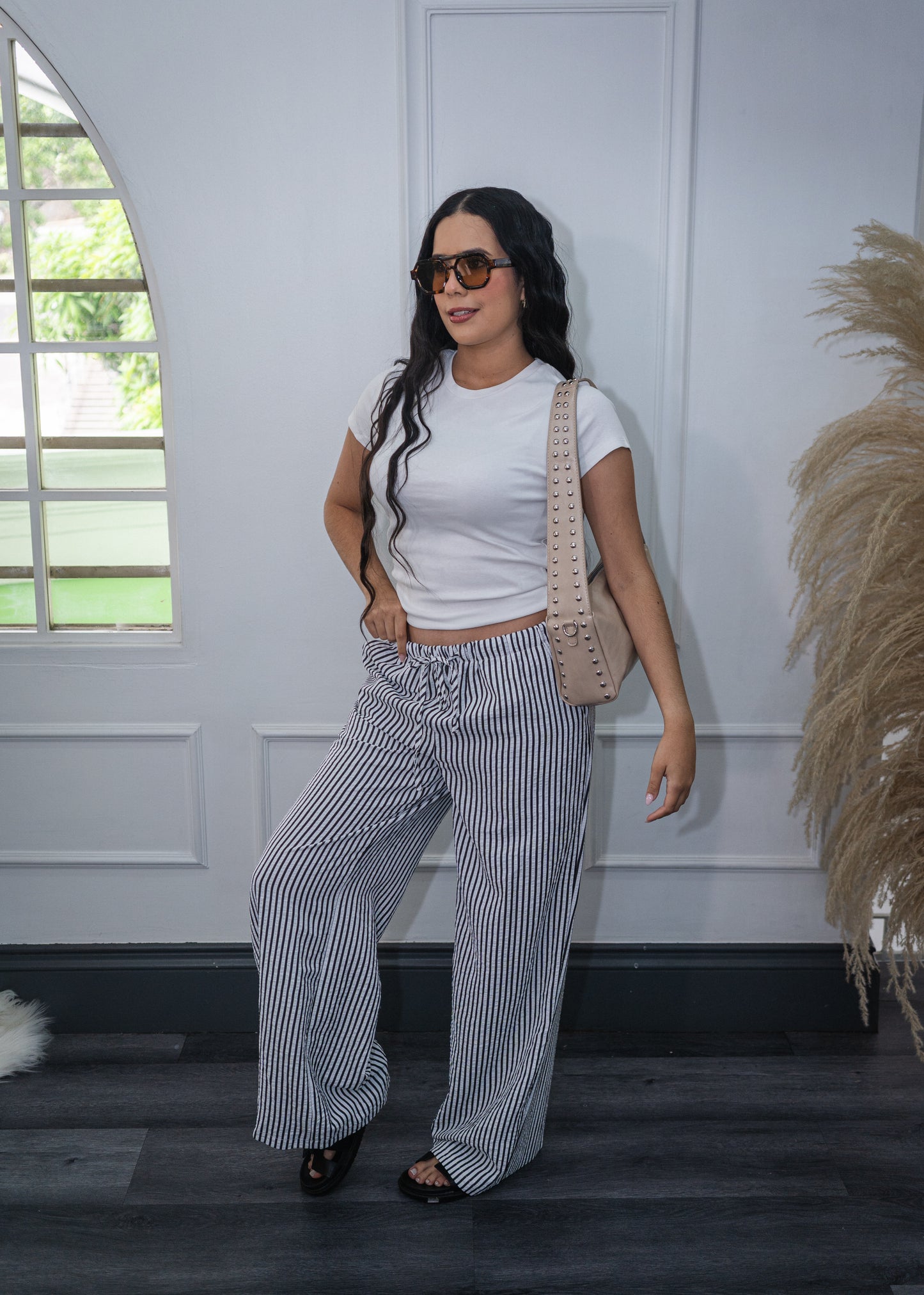 Pantalón de franjas