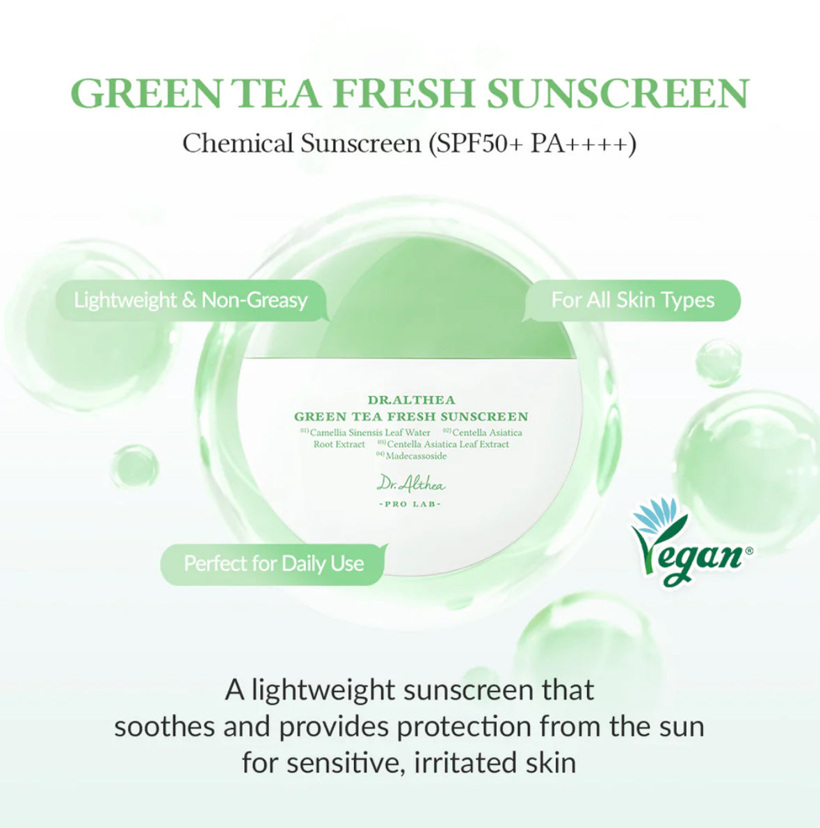 Dr Althea Green Tea Fresh Sunscreen
