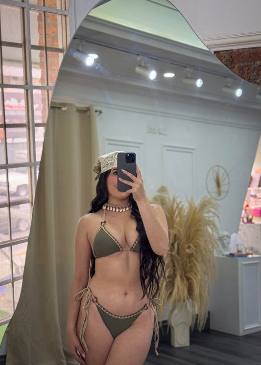 Bikini verde oliva
