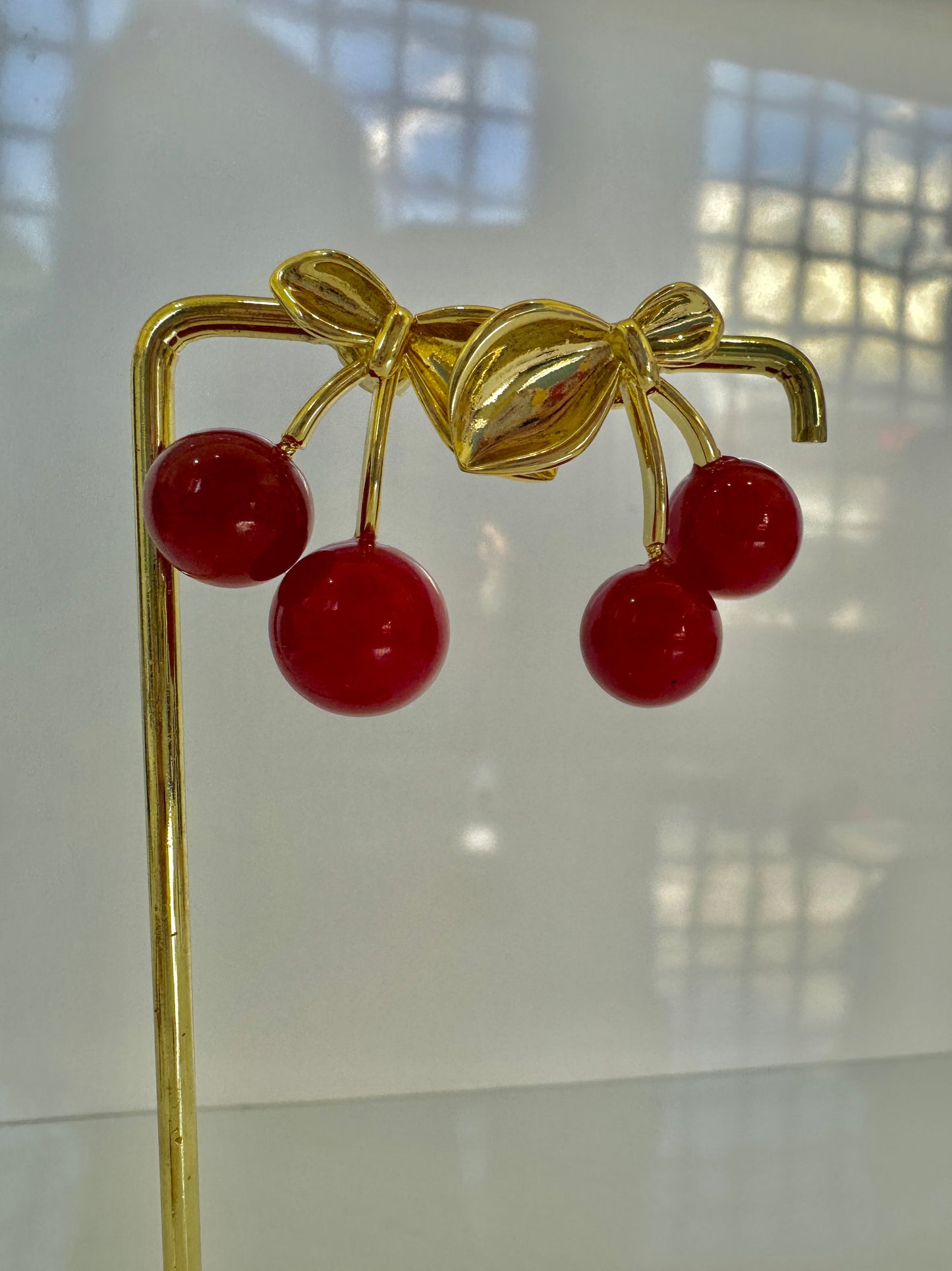 Pendientes Chunkys cerezas