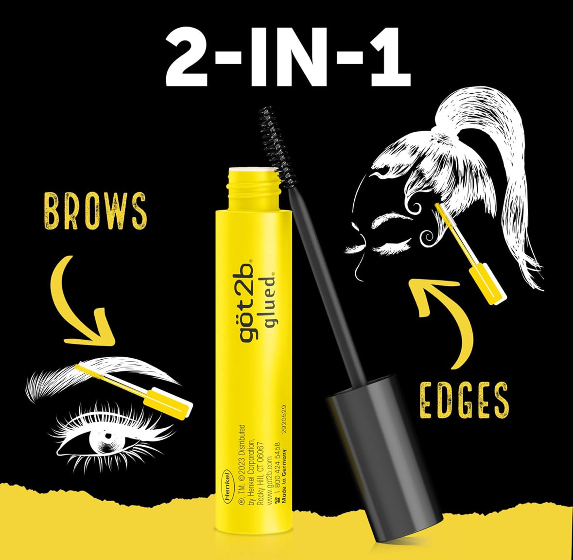 Got2b Gel de cejas y bordes pegados
