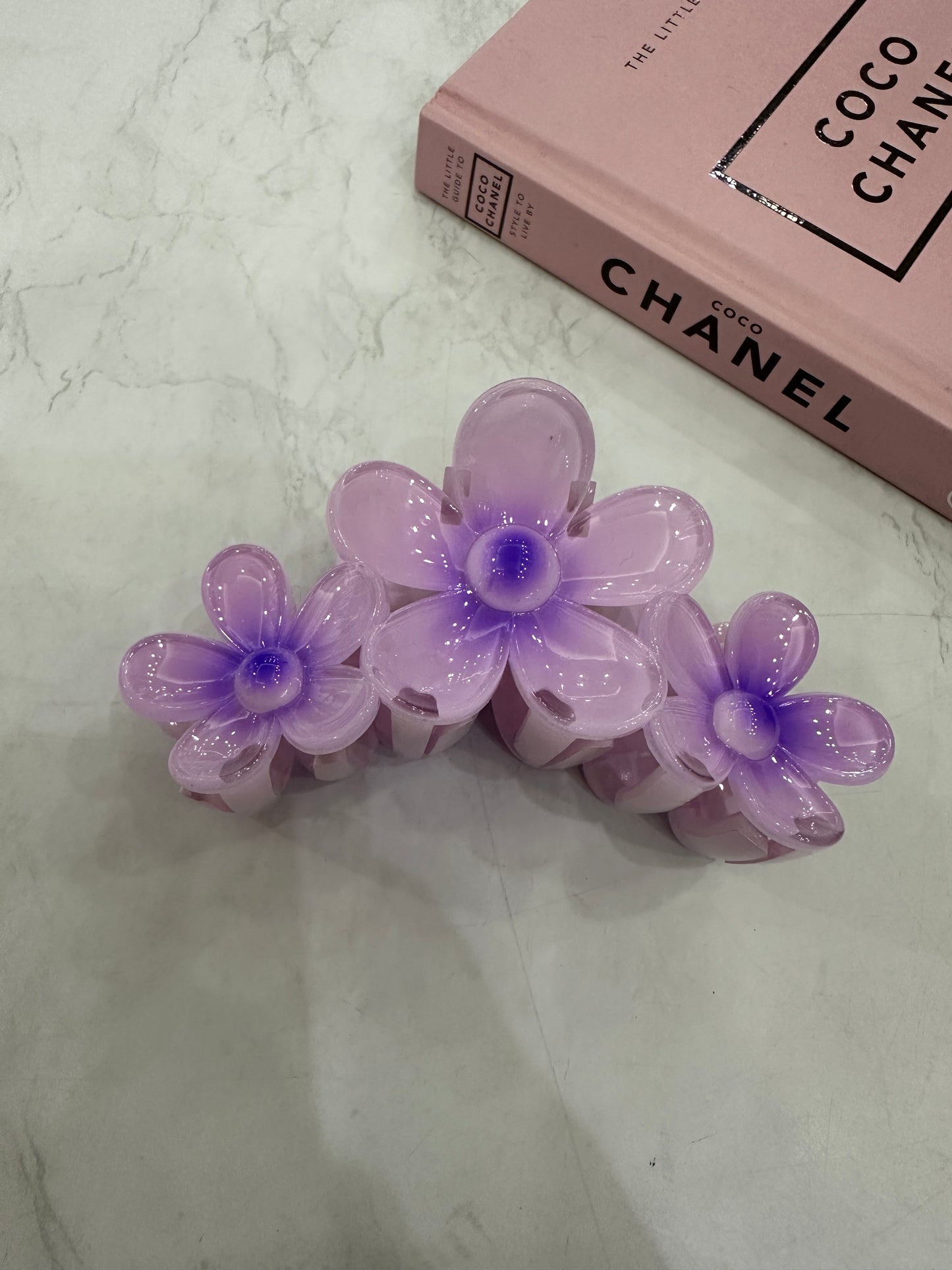 Pinza flor para el cabello