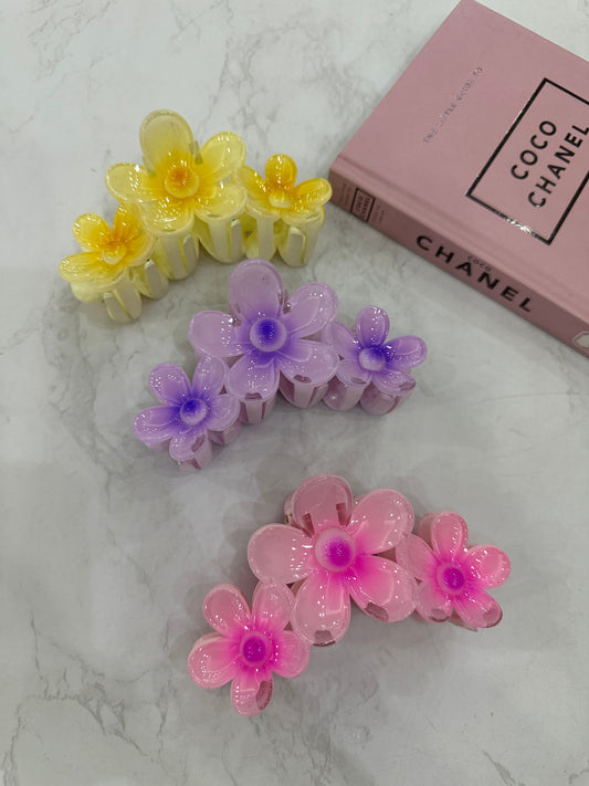 Pinza flor para el cabello