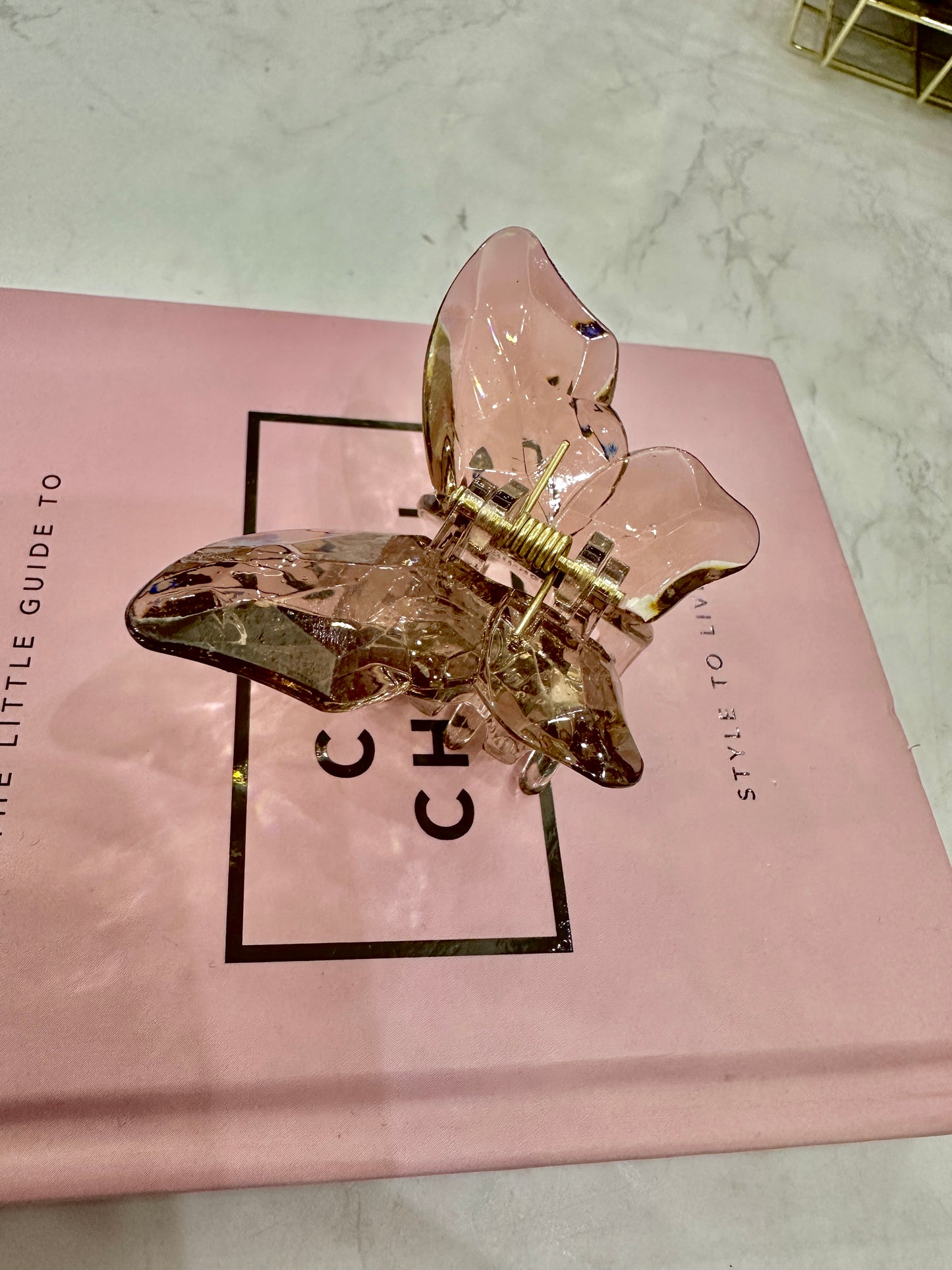 Pinza mariposa para el cabello