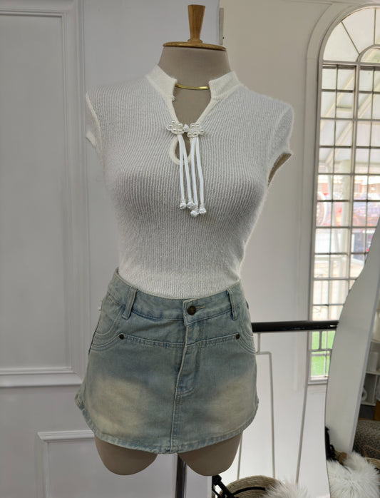 Blusa estilo chino