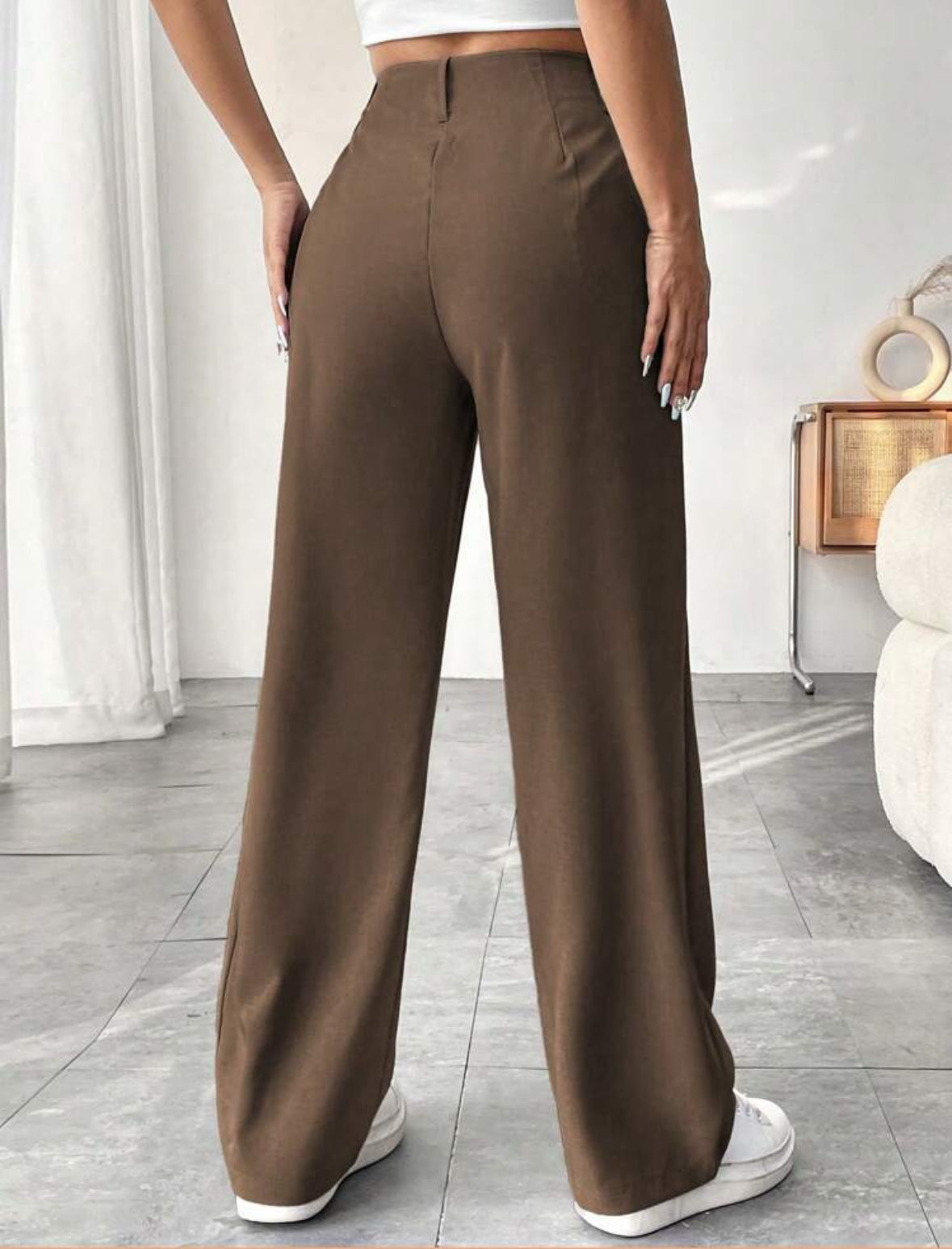 Pantalón casual marrón