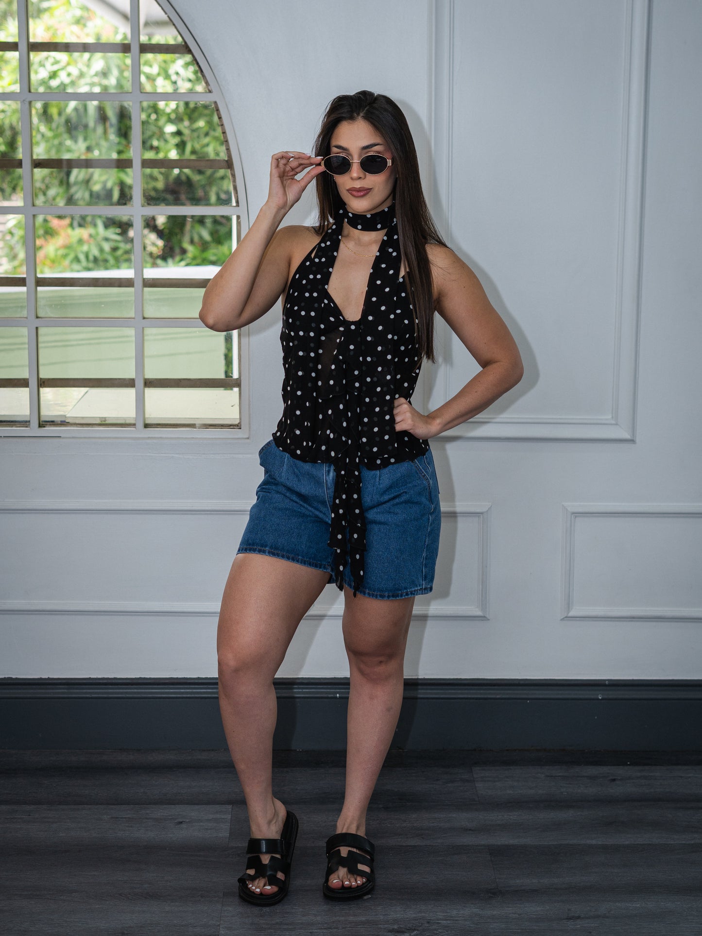 Blusa polkadots