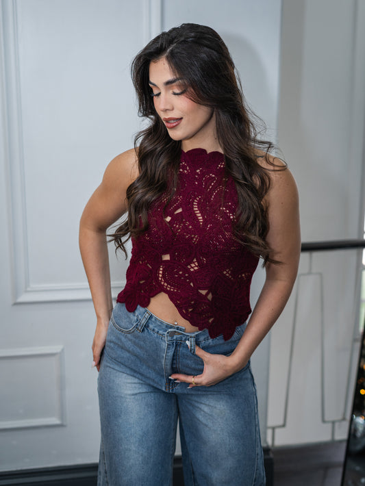 Blusa asimétrica torchon