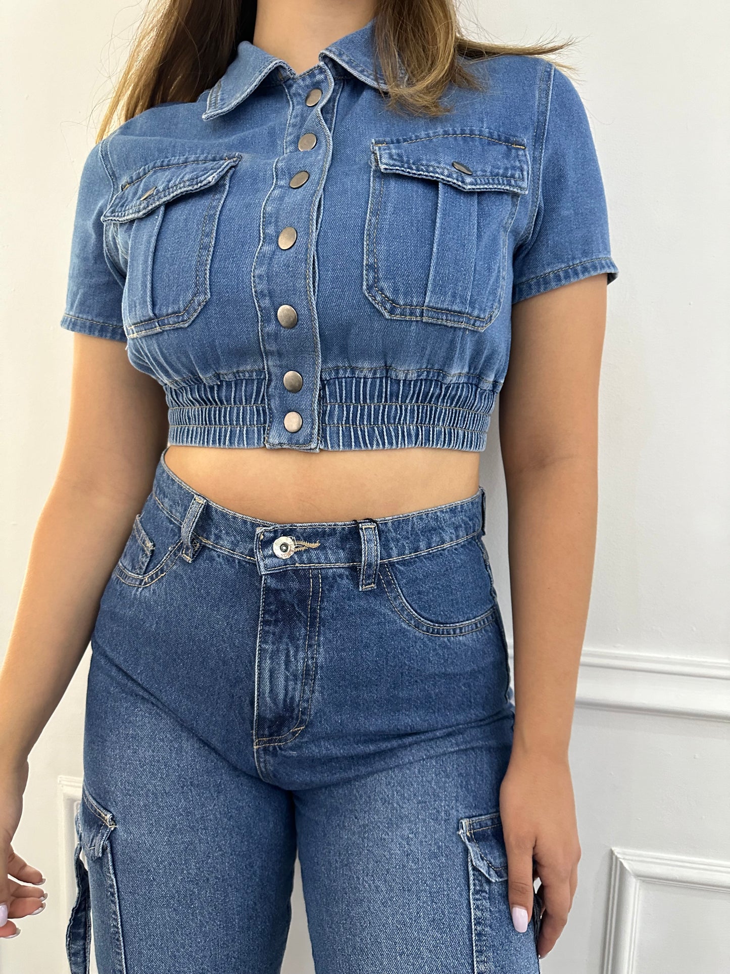 Cropped denim