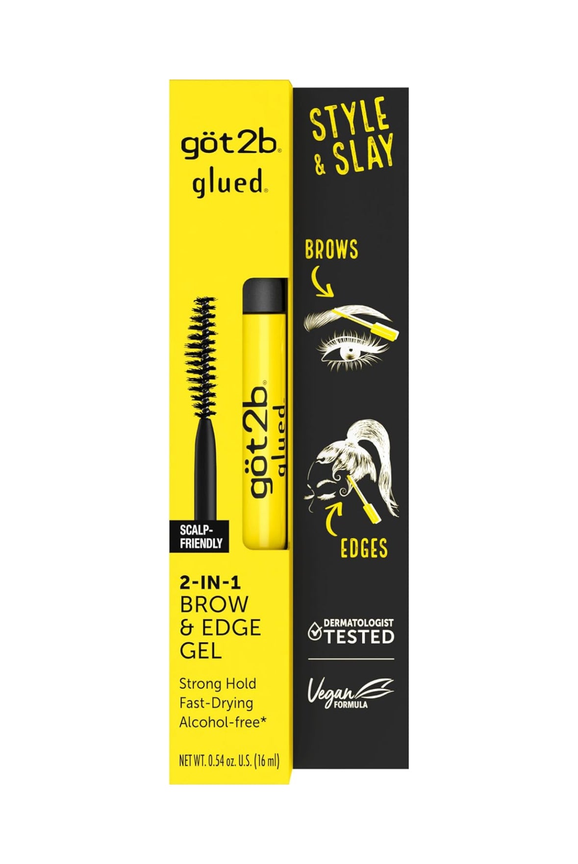Got2b Gel de cejas y bordes pegados