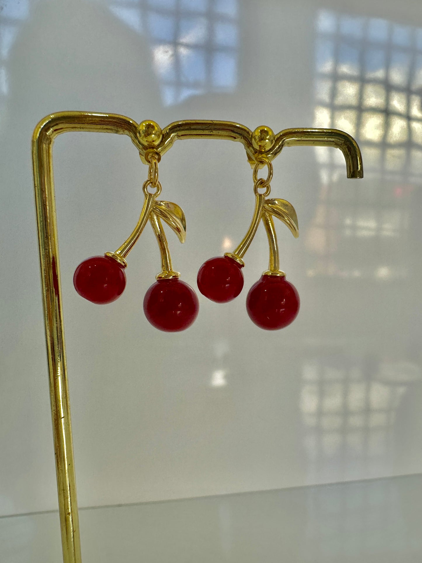 Pendientes Chunkys cerezas