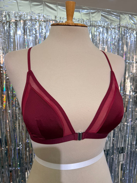 Bralette vinotinto