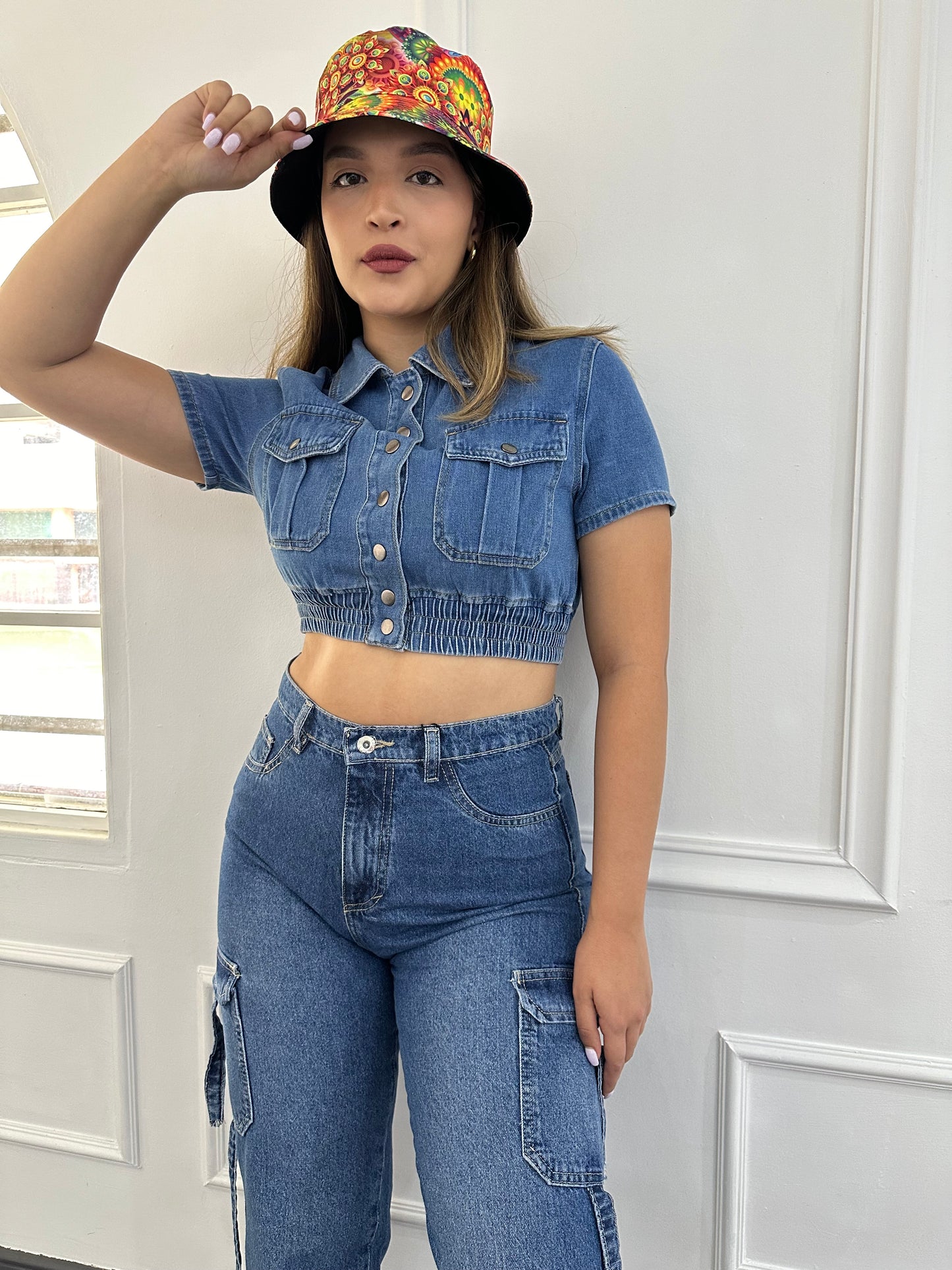 Cropped denim