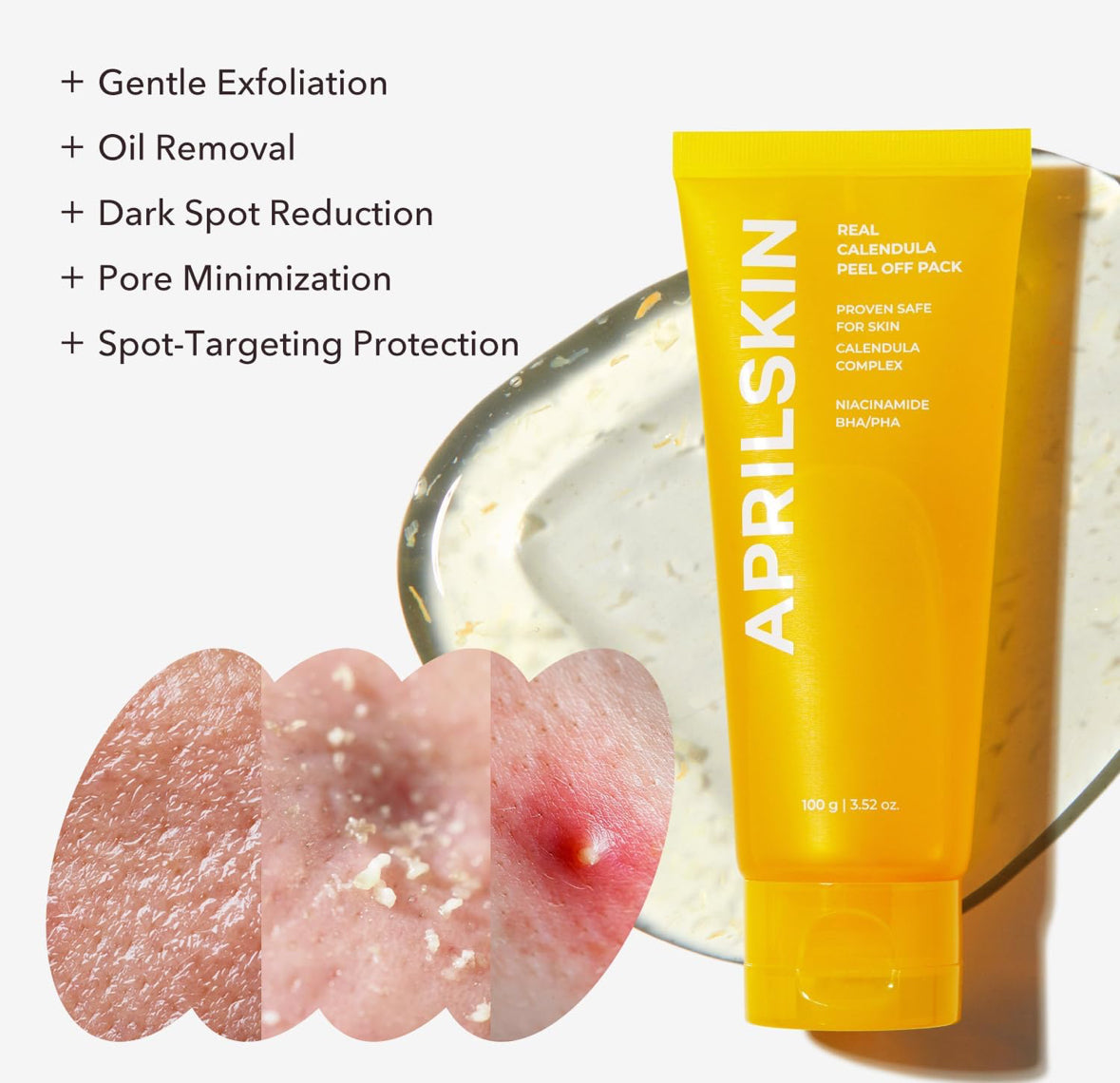 APRILSKIN Máscara facial con infusión de flores de caléndula