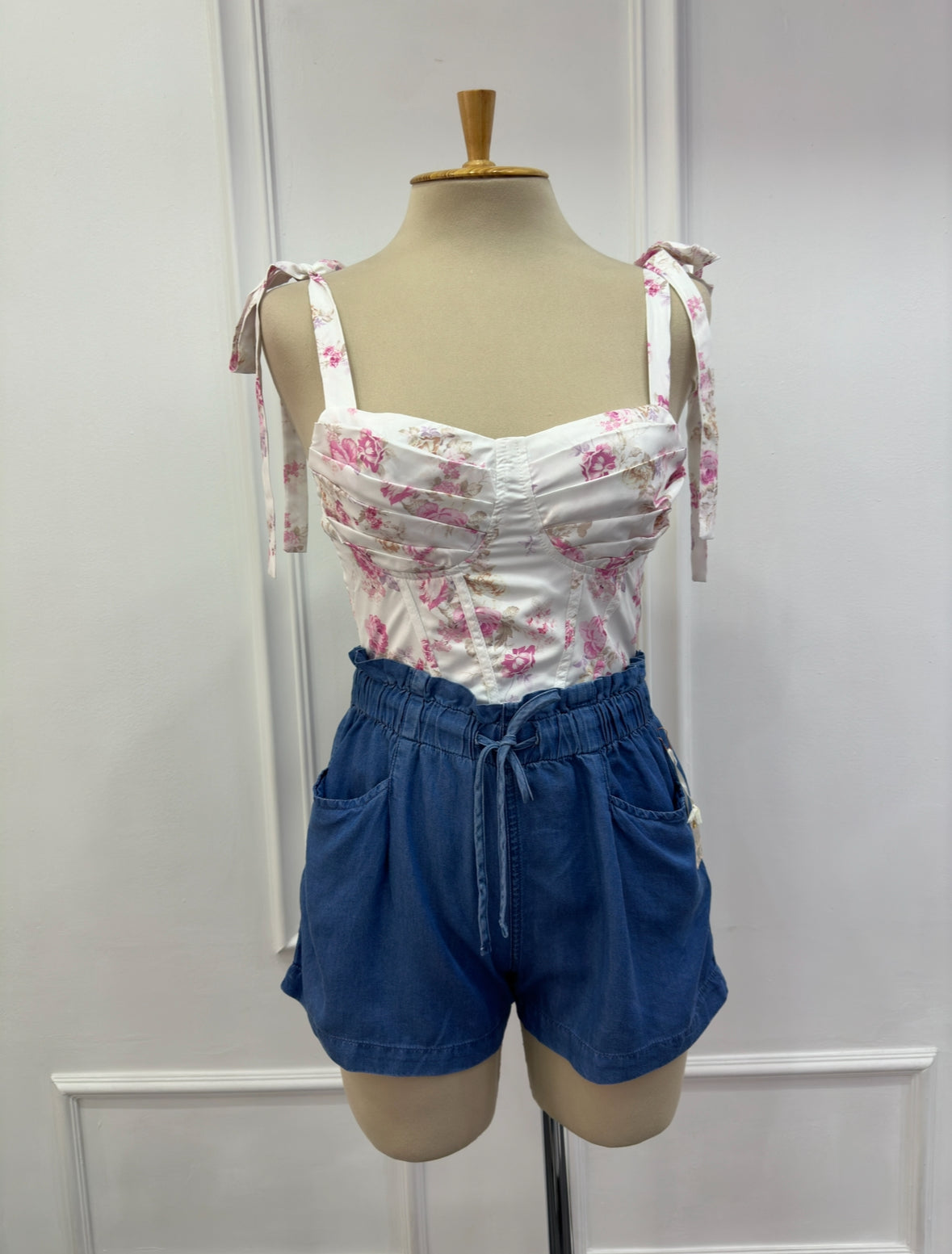 Short denim holgado