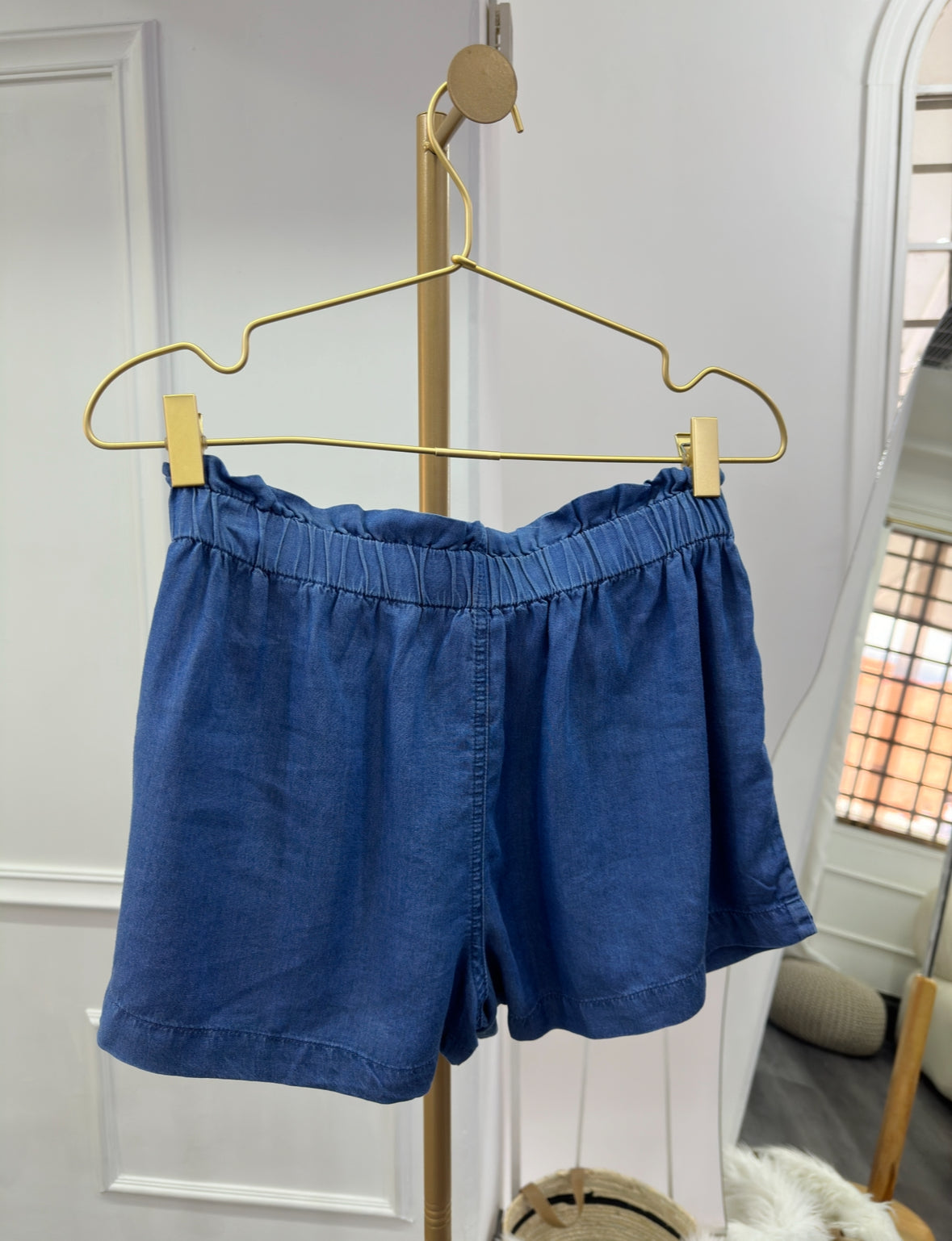 Short denim holgado