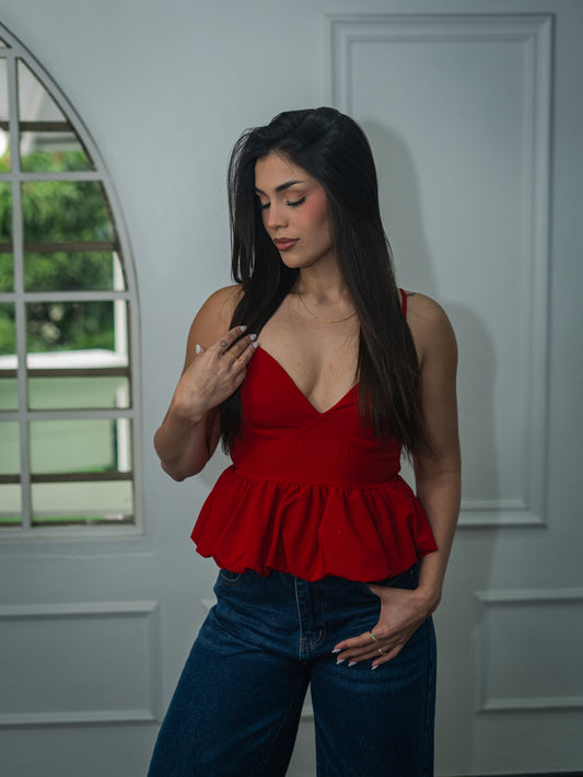 Blusa peplum
